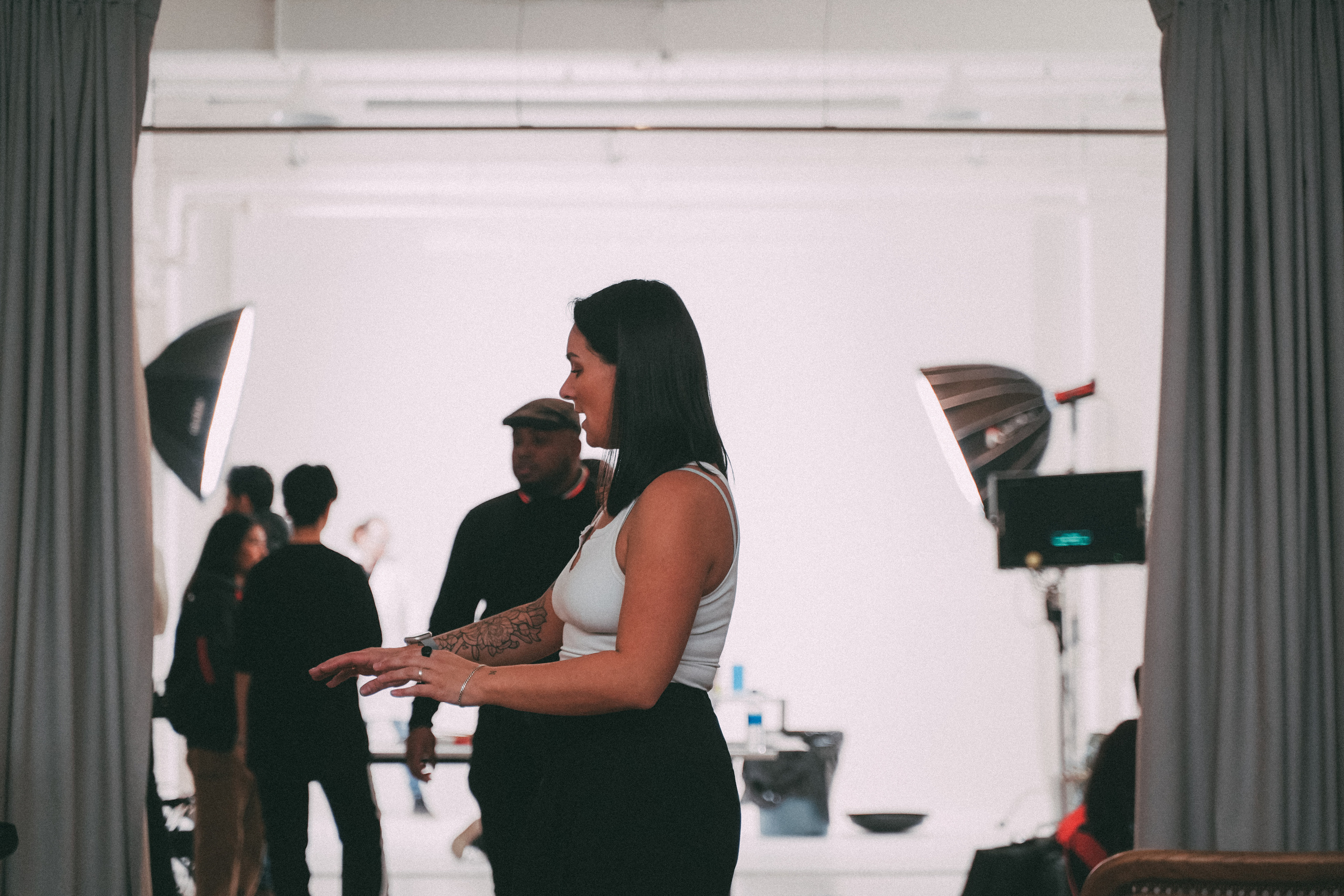 Backstage music video. Creative photograph in Toronto Dmitrii Bondarenko