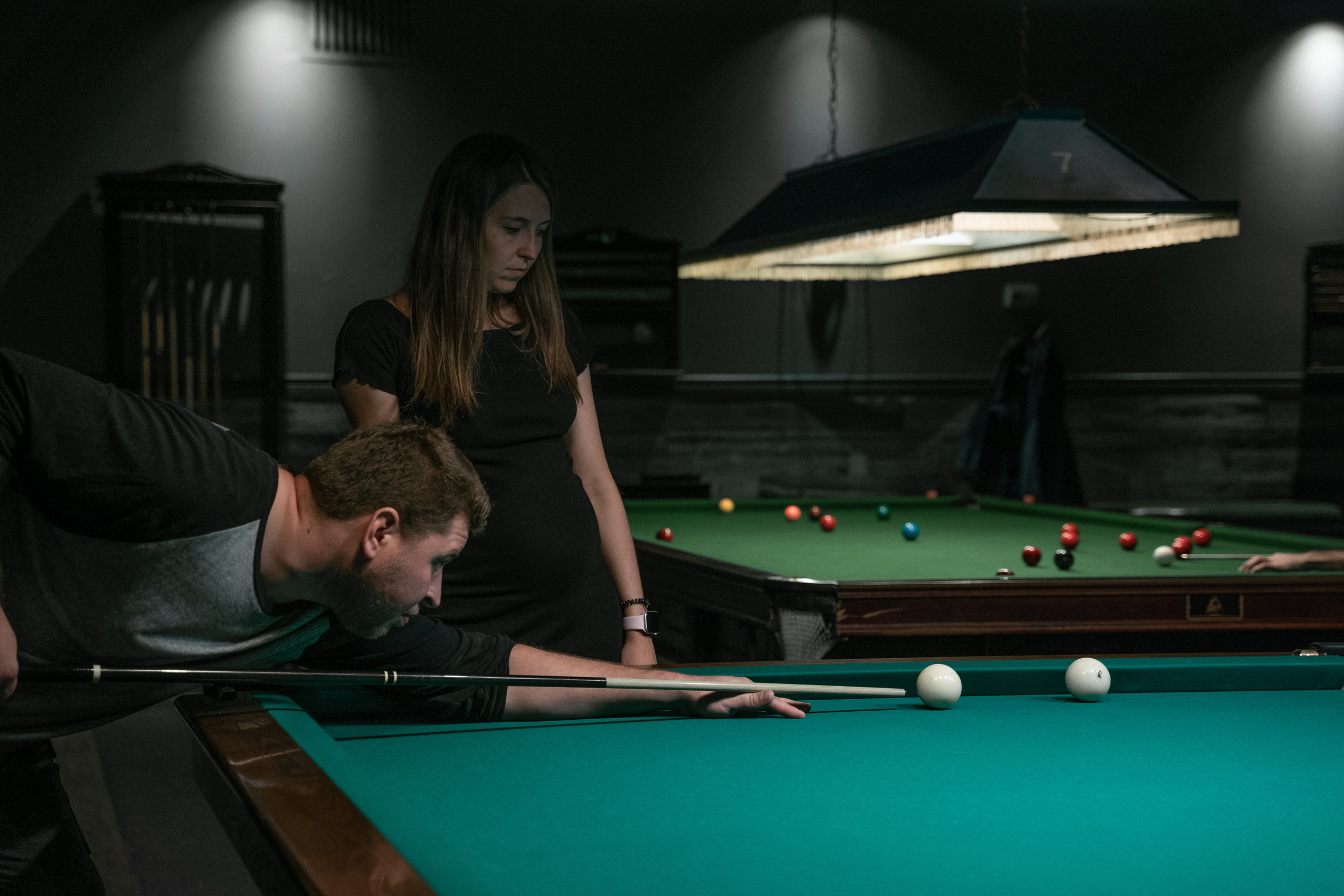 Billiard tournir. Creative photograph in Toronto Dmitrii Bondarenko