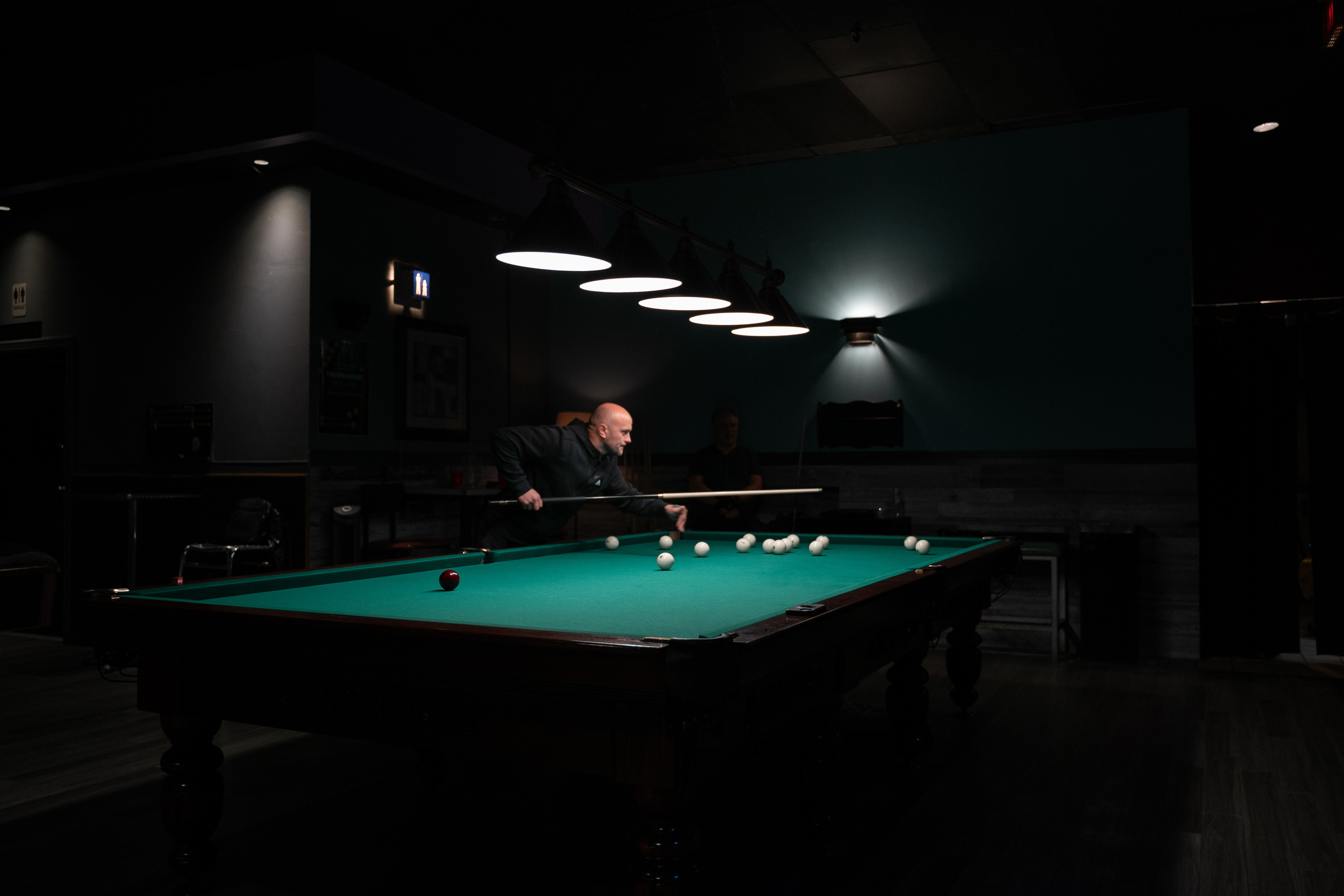 Billiard tournir. Creative photograph in Toronto Dmitrii Bondarenko