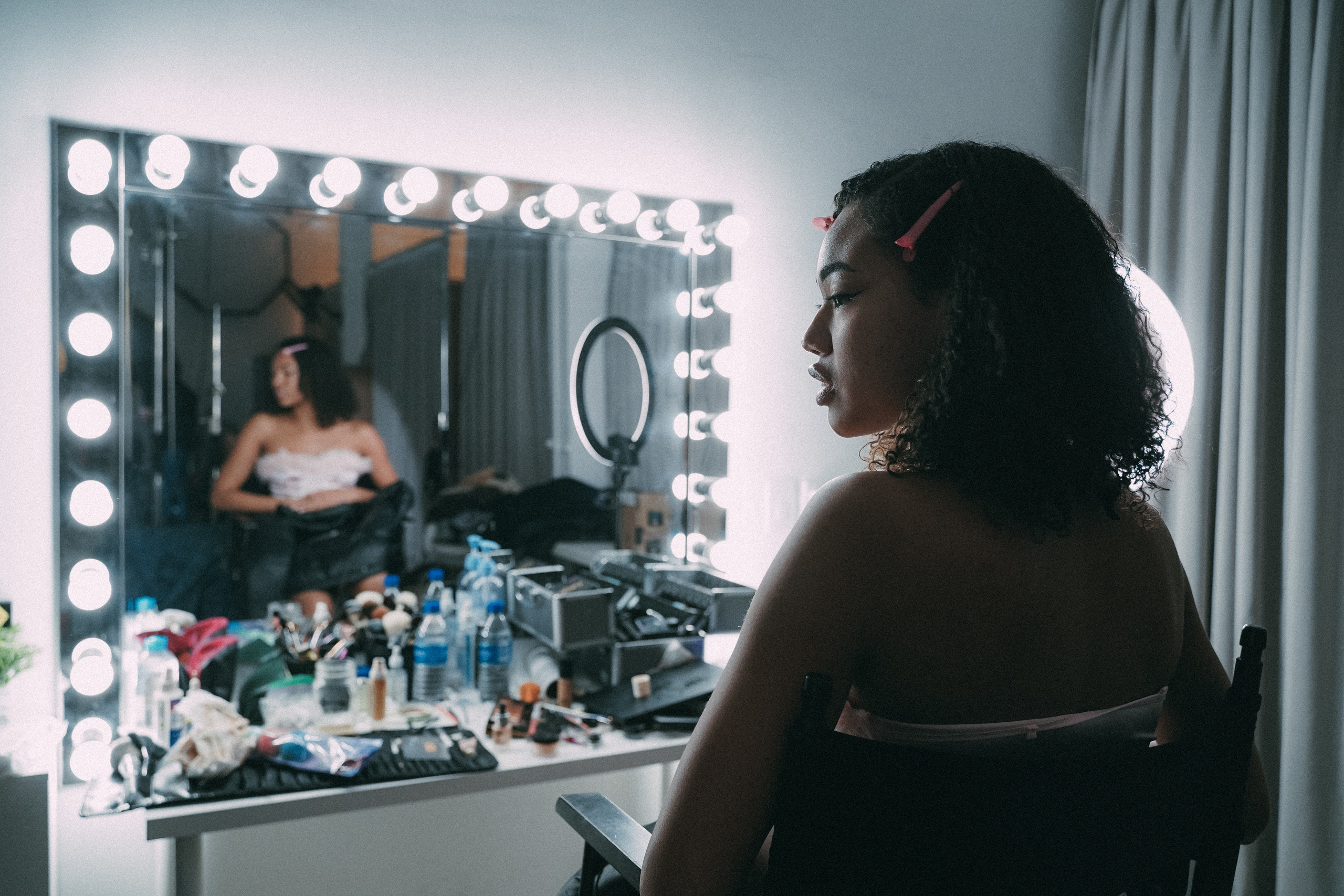 Backstage music video. Creative photograph in Toronto Dmitrii Bondarenko