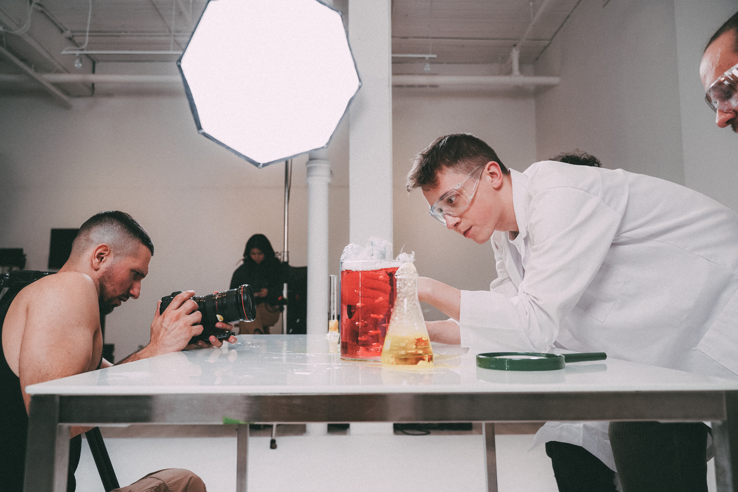 Backstage music video. Creative photograph in Toronto Dmitrii Bondarenko