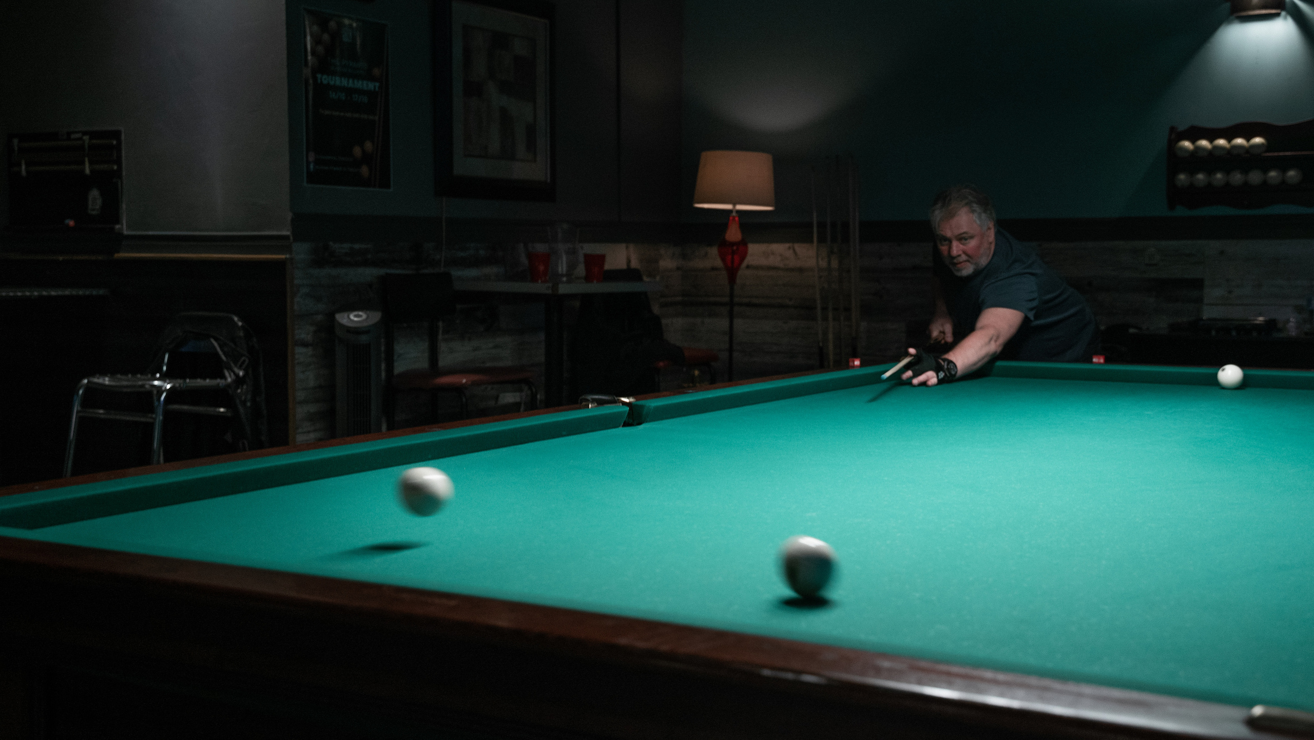 Billiard tournir. Creative photograph in Toronto Dmitrii Bondarenko