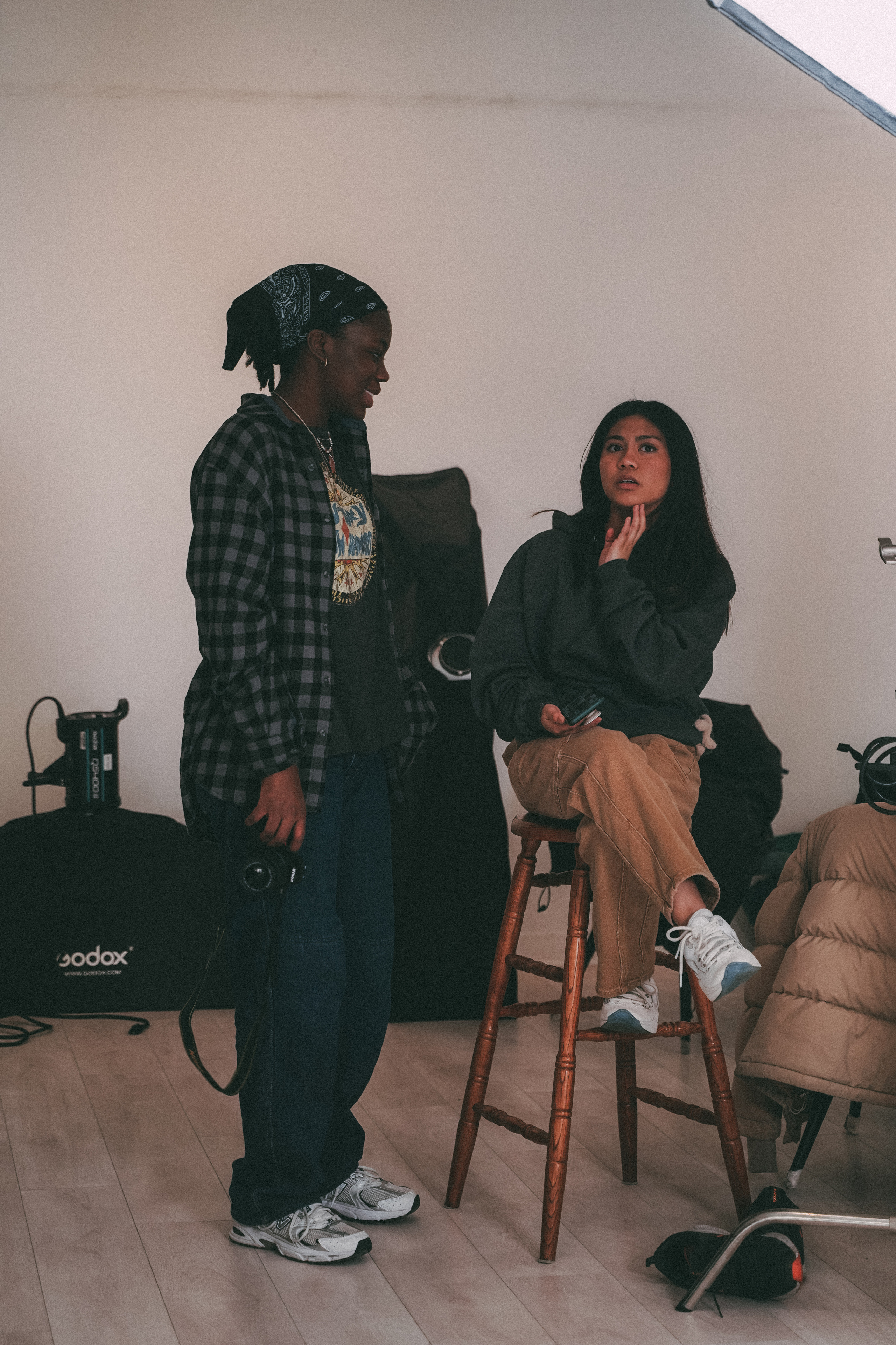 Backstage music video. Creative photograph in Toronto Dmitrii Bondarenko