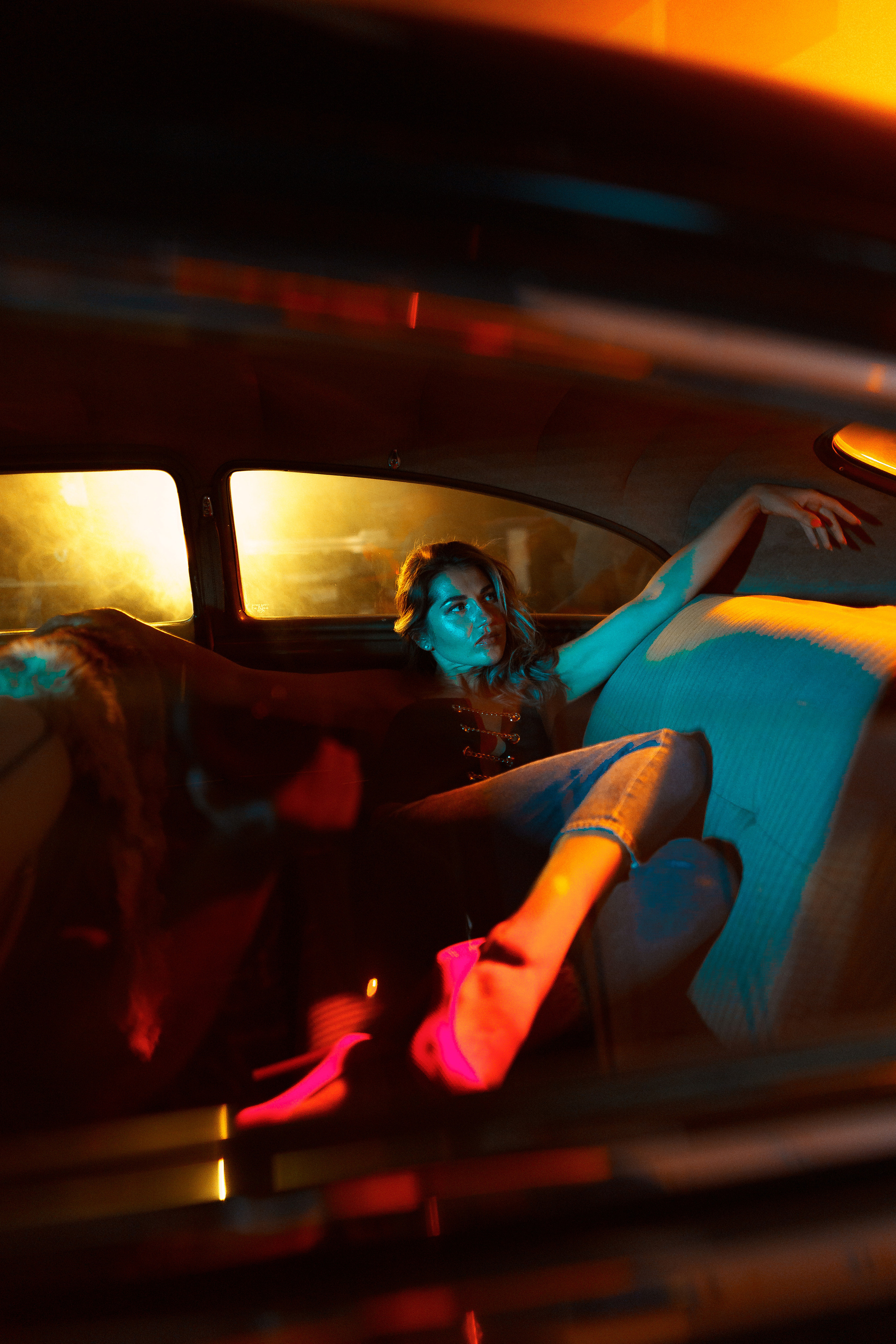 In the movie. Creative photograph in Toronto Dmitrii Bondarenko