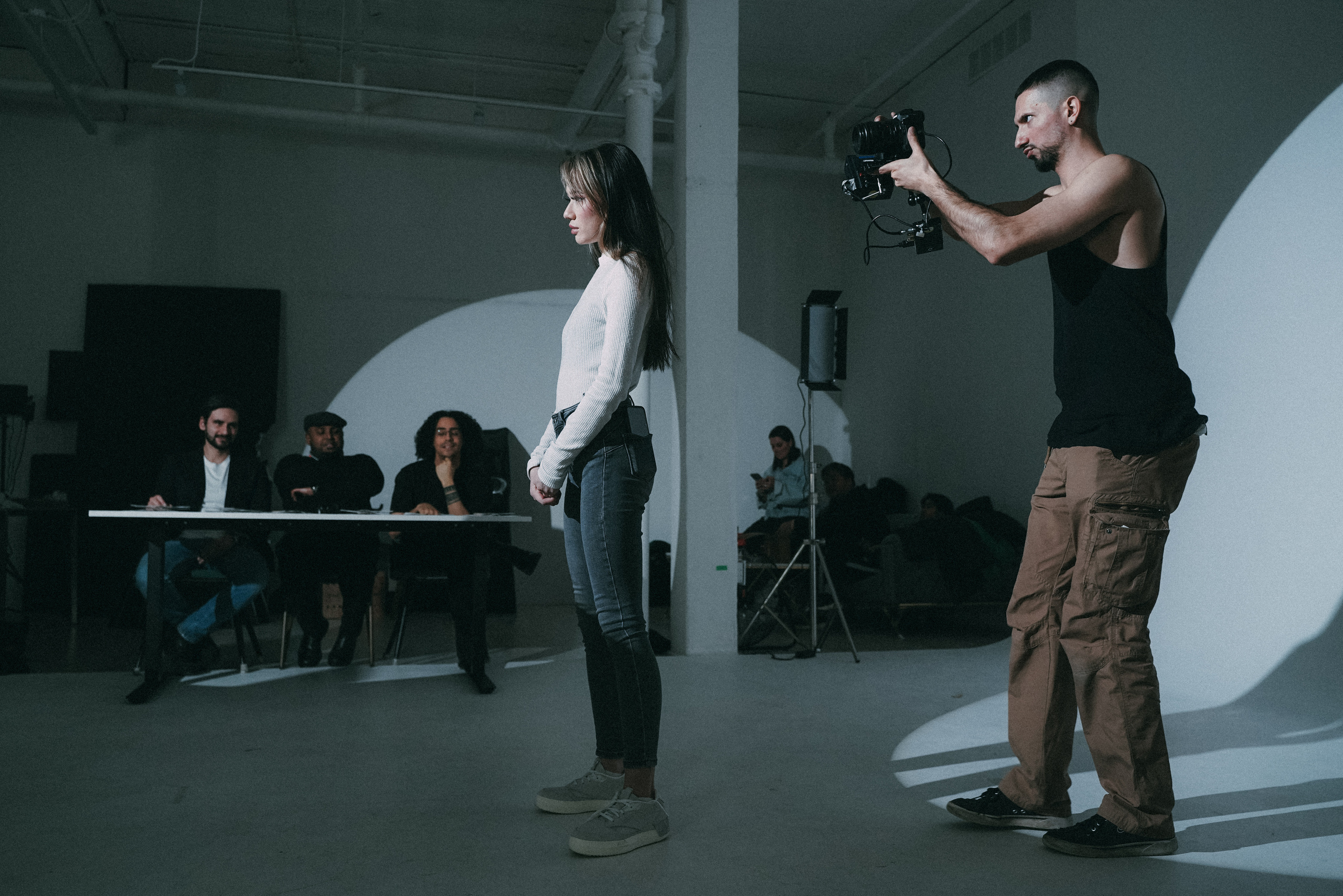 Backstage music video. Creative photograph in Toronto Dmitrii Bondarenko