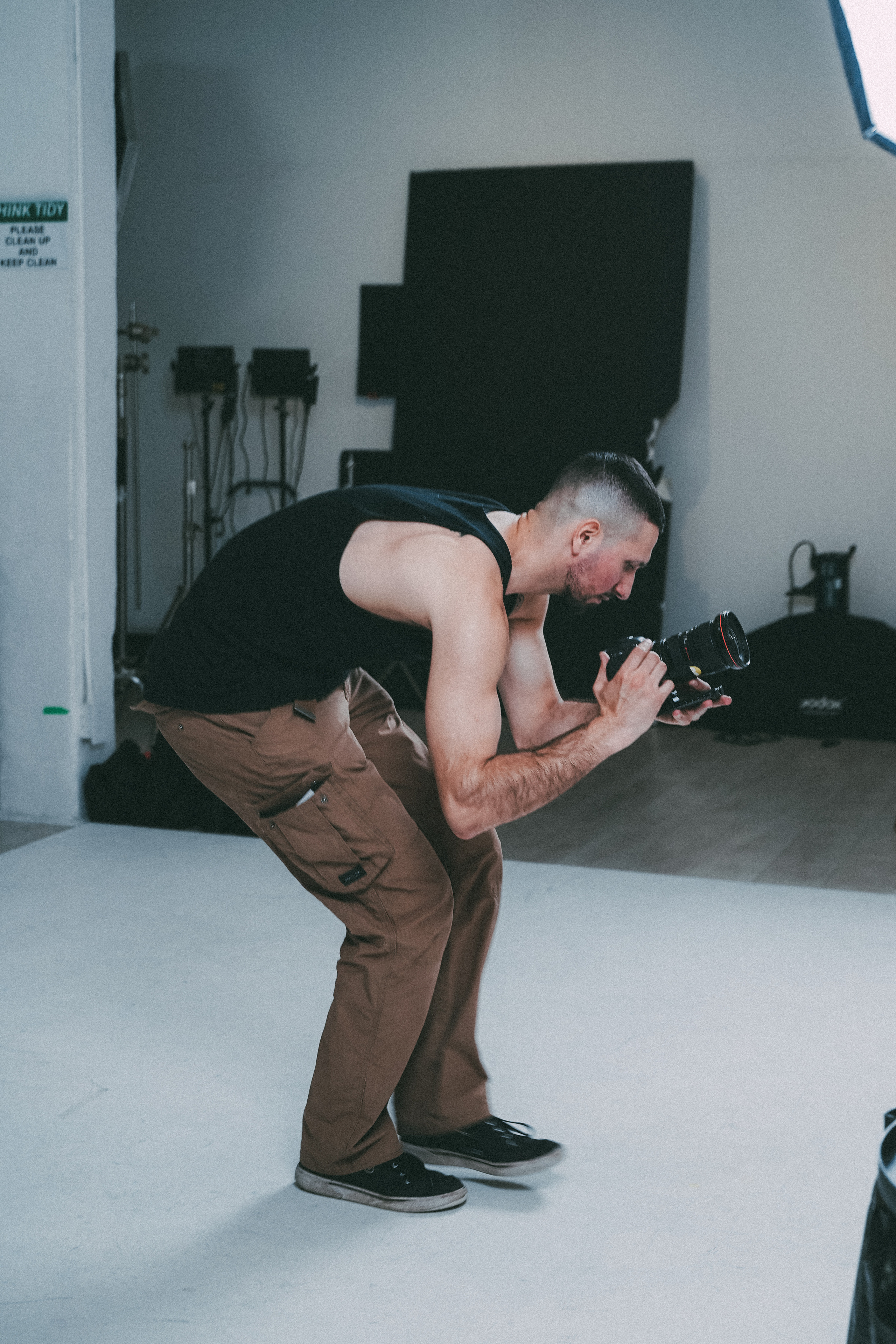 Backstage music video. Creative photograph in Toronto Dmitrii Bondarenko