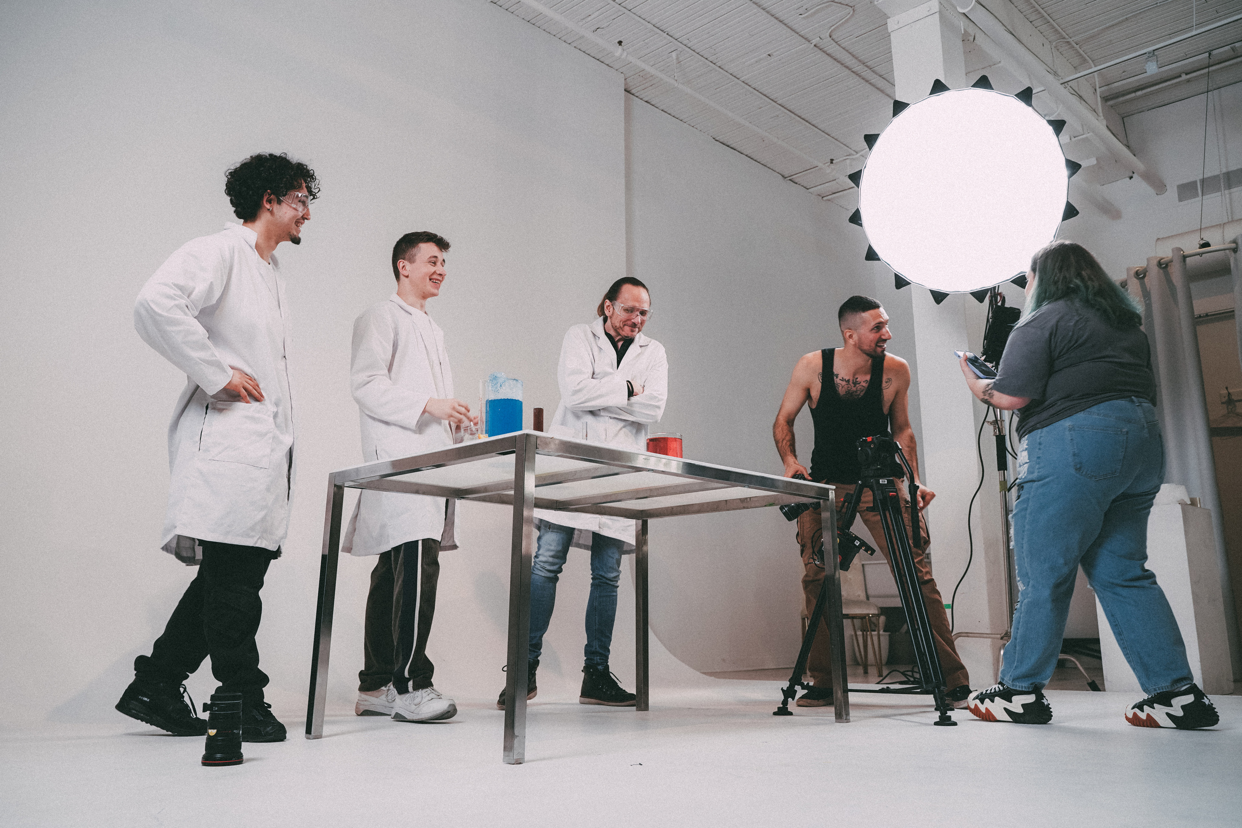 Backstage music video. Creative photograph in Toronto Dmitrii Bondarenko