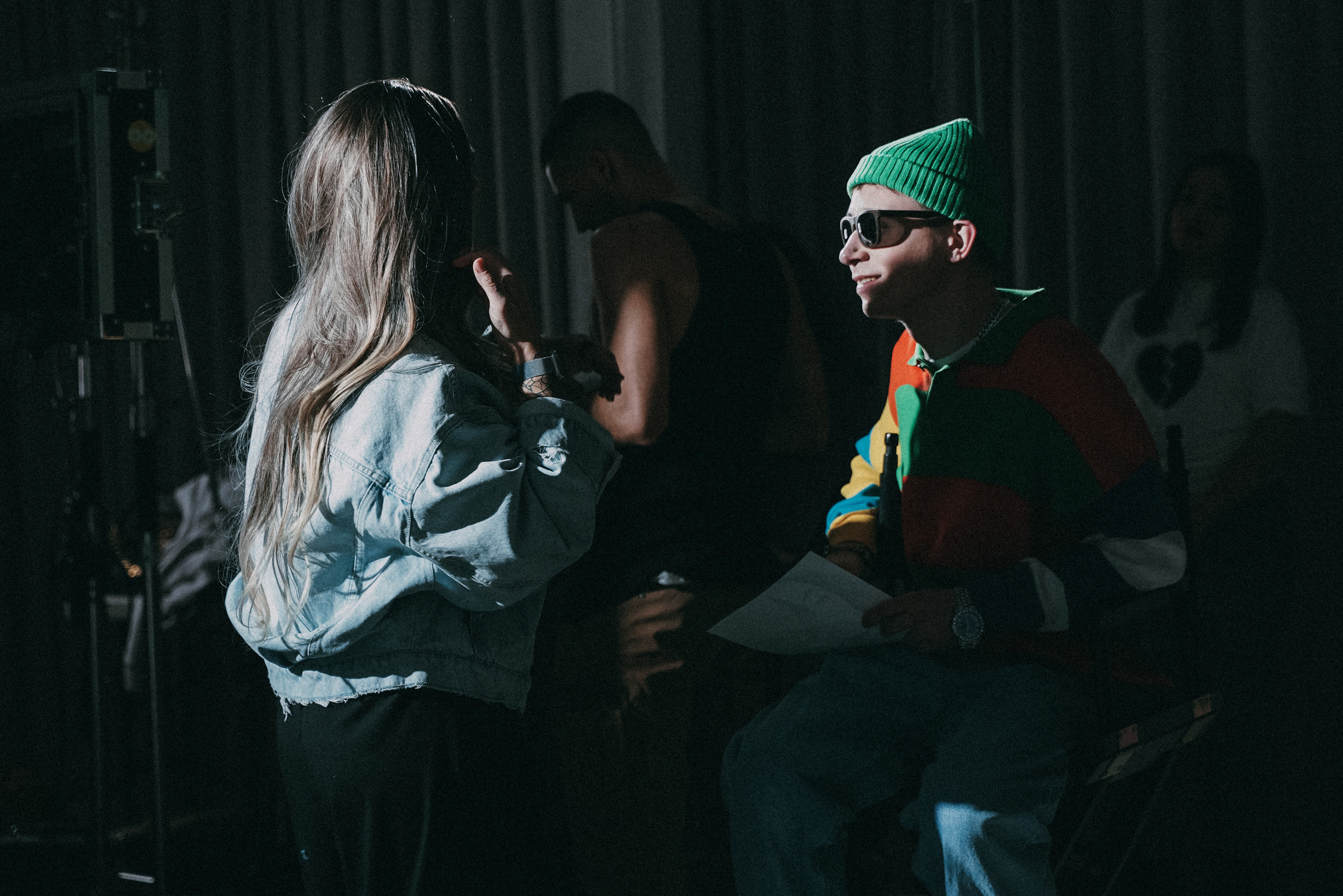 Backstage music video. Creative photograph in Toronto Dmitrii Bondarenko