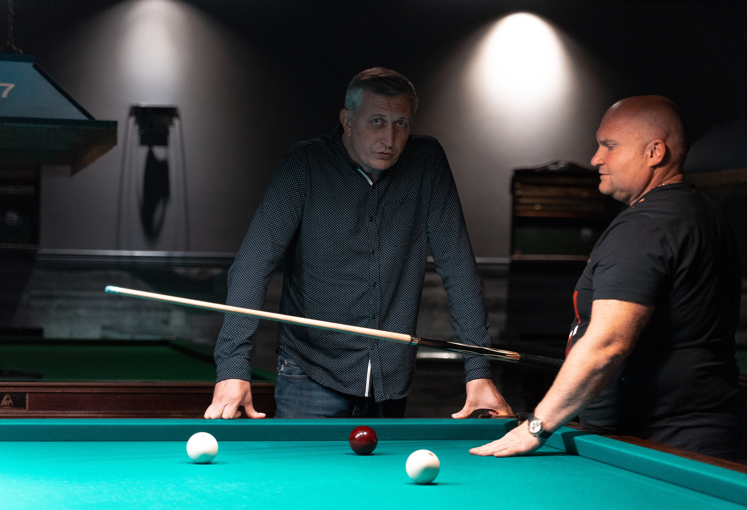 Billiard tournir. Creative photograph in Toronto Dmitrii Bondarenko