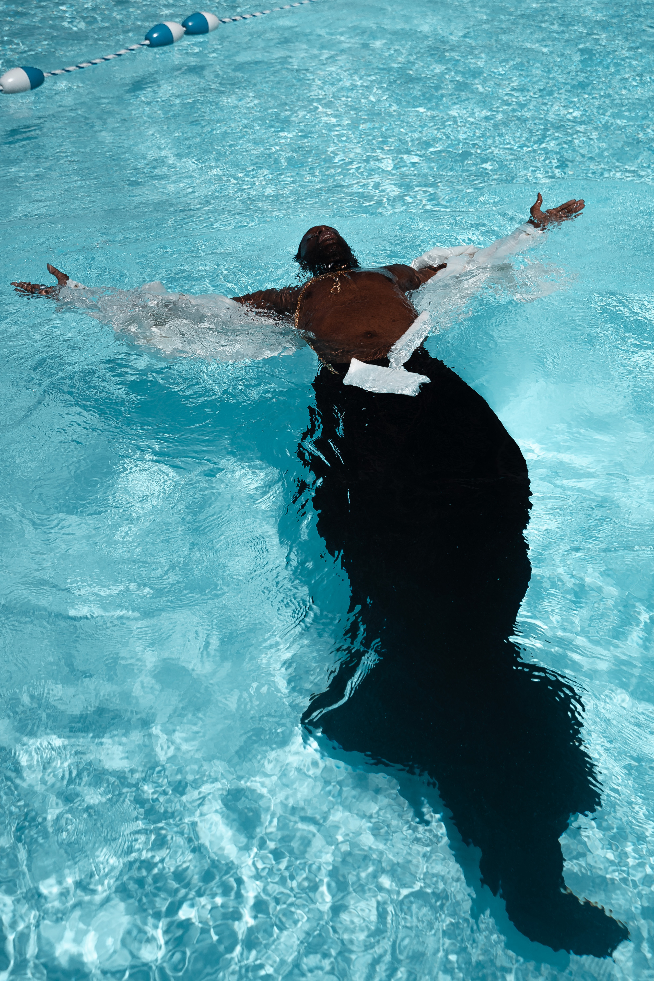 Brandyn in the pool. Creative photograph in Toronto Dmitrii Bondarenko