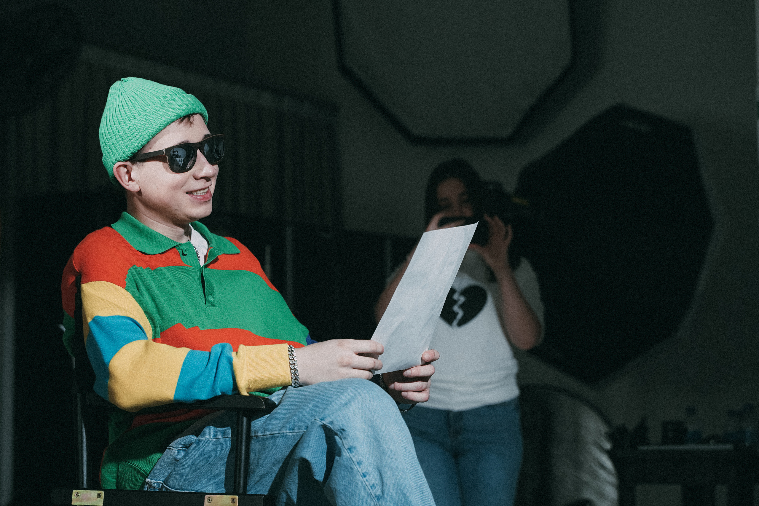 Backstage music video. Creative photograph in Toronto Dmitrii Bondarenko