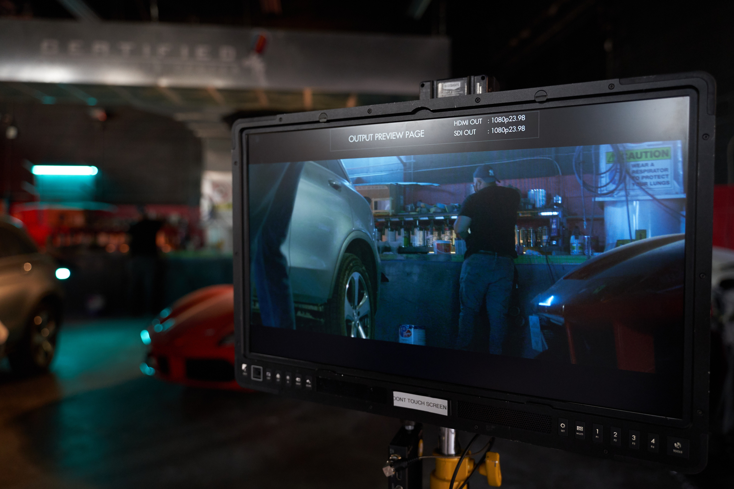 Backstage music video “Mamasita”. Creative photograph in Toronto Dmitrii Bondarenko