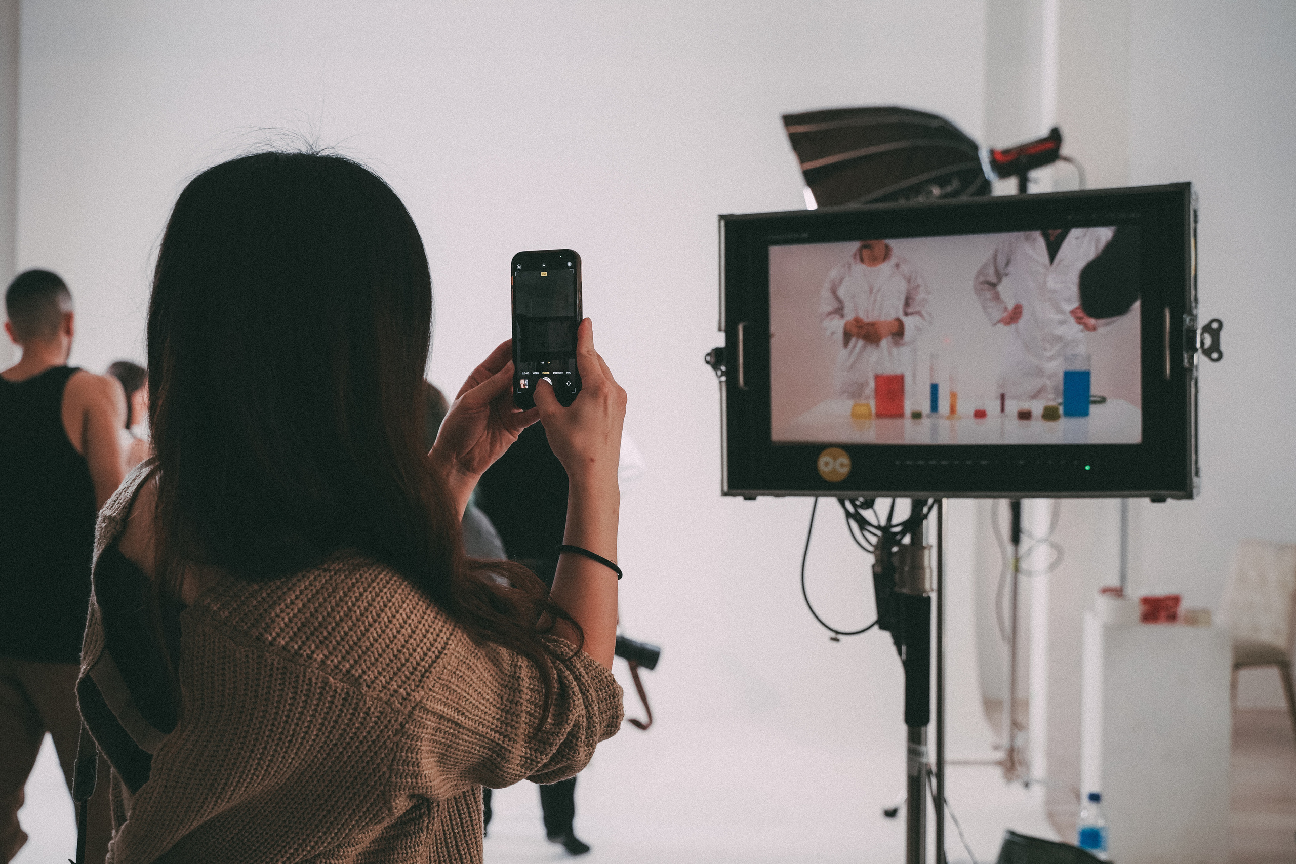 Backstage music video. Creative photograph in Toronto Dmitrii Bondarenko