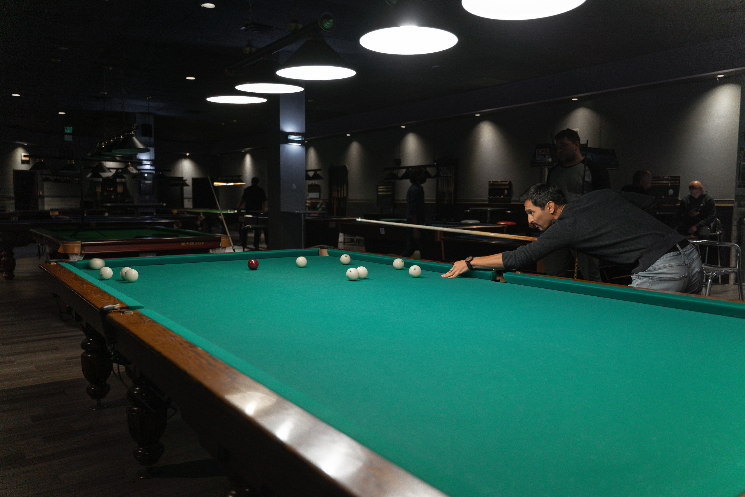 Billiard tournir. Creative photograph in Toronto Dmitrii Bondarenko