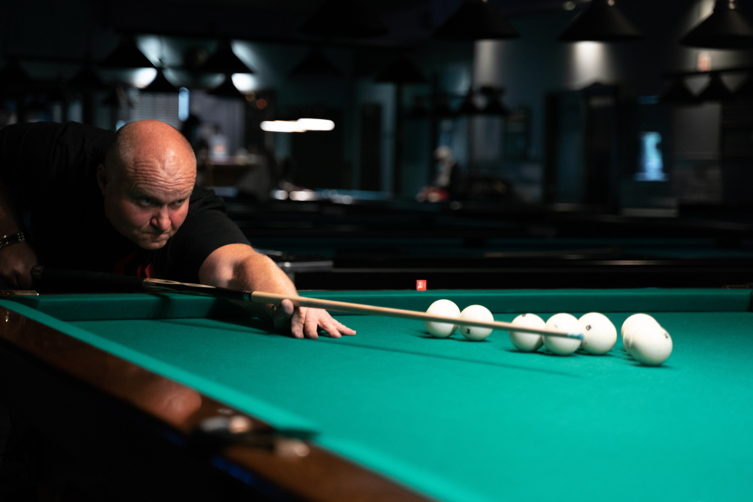 Billiard tournir. Creative photograph in Toronto Dmitrii Bondarenko