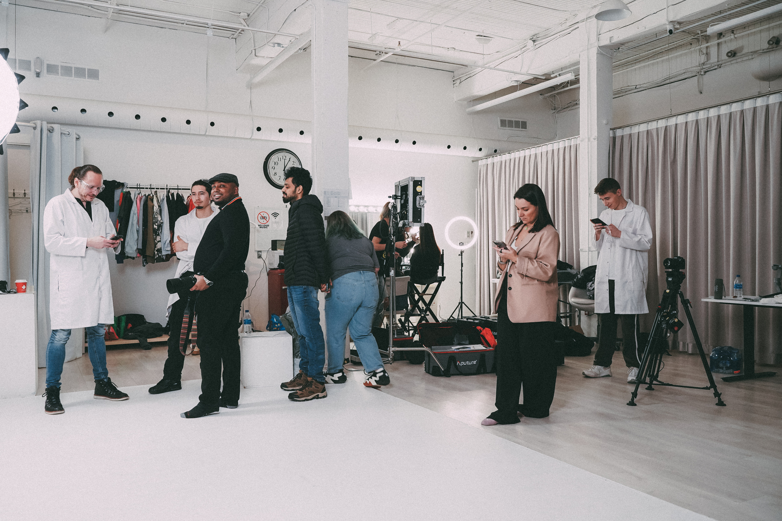 Backstage music video. Creative photograph in Toronto Dmitrii Bondarenko