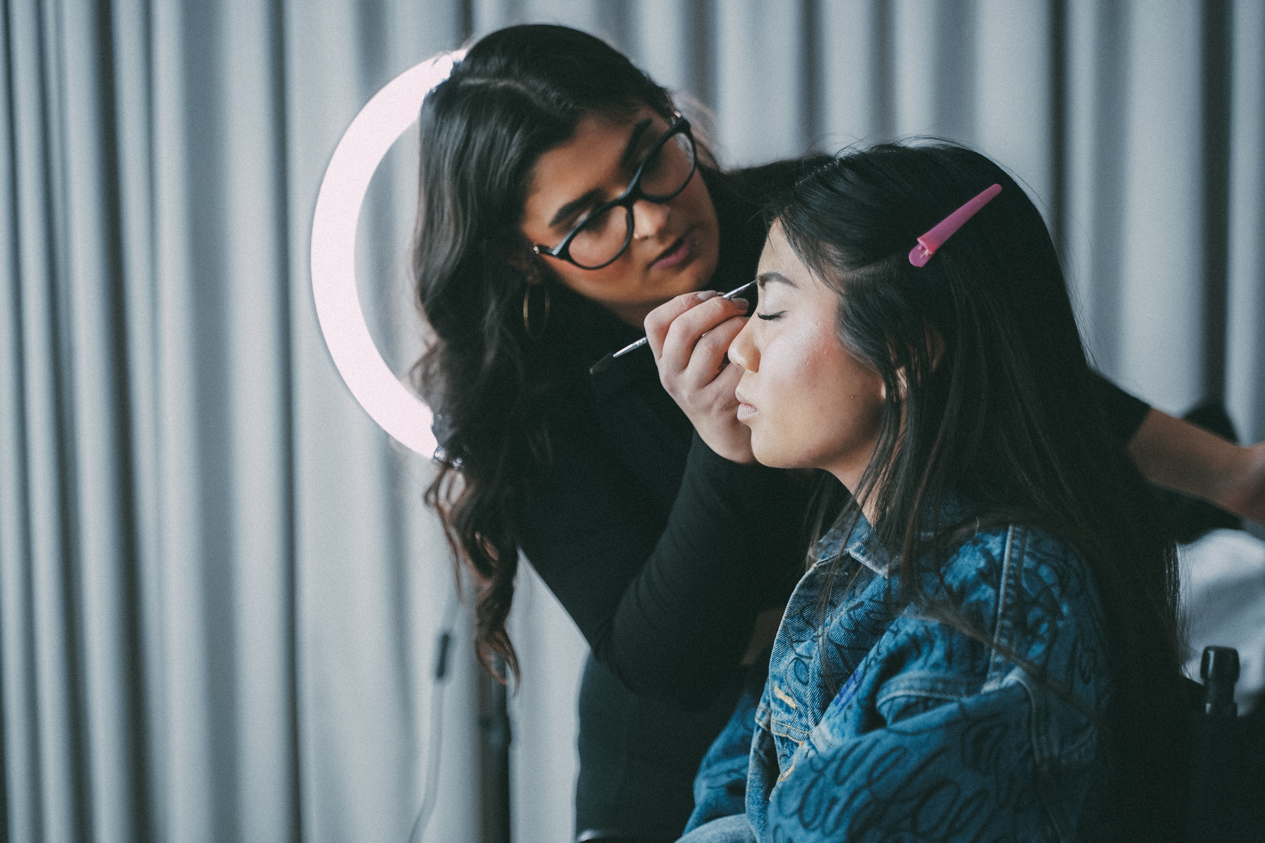 Backstage music video. Creative photograph in Toronto Dmitrii Bondarenko