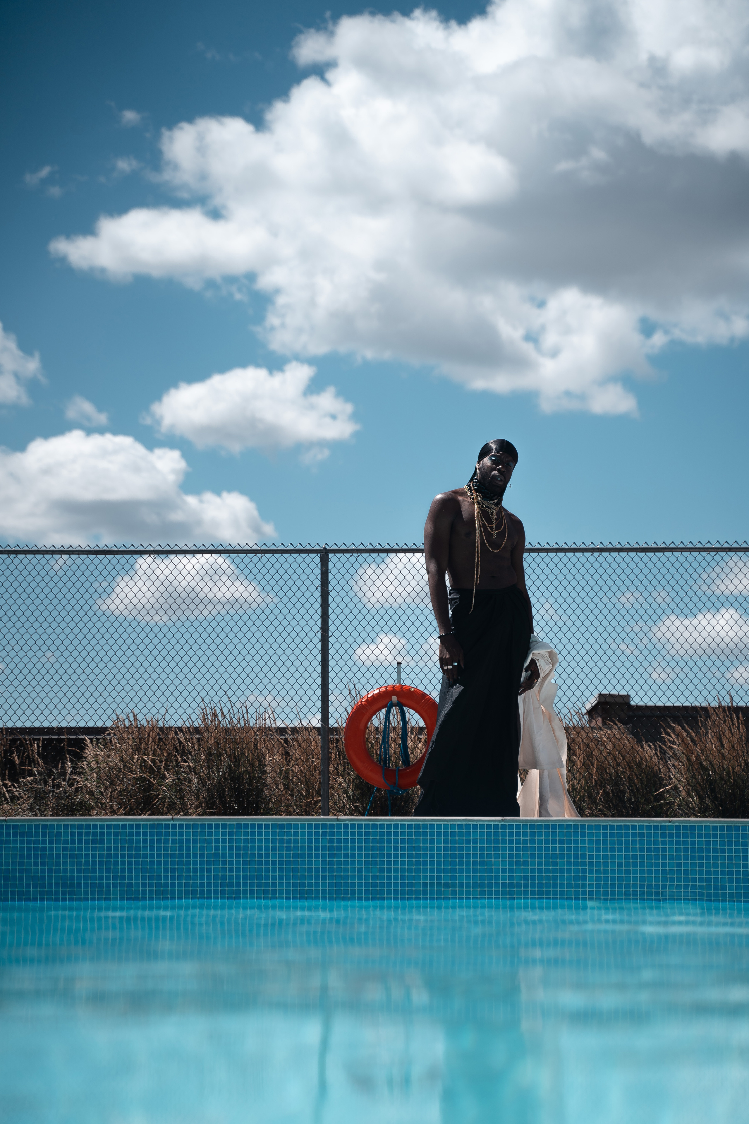 Brandyn in the pool. Creative photograph in Toronto Dmitrii Bondarenko