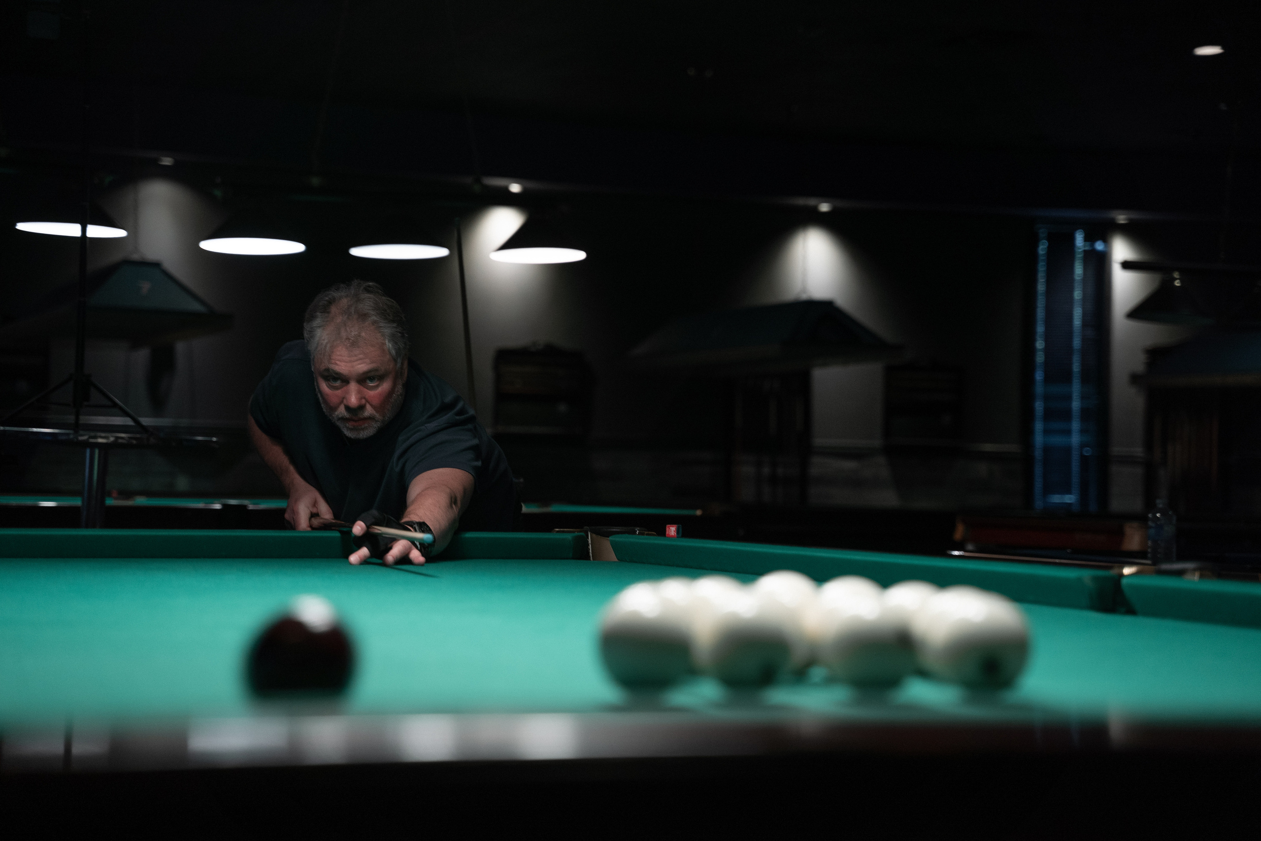 Billiard tournir. Creative photograph in Toronto Dmitrii Bondarenko