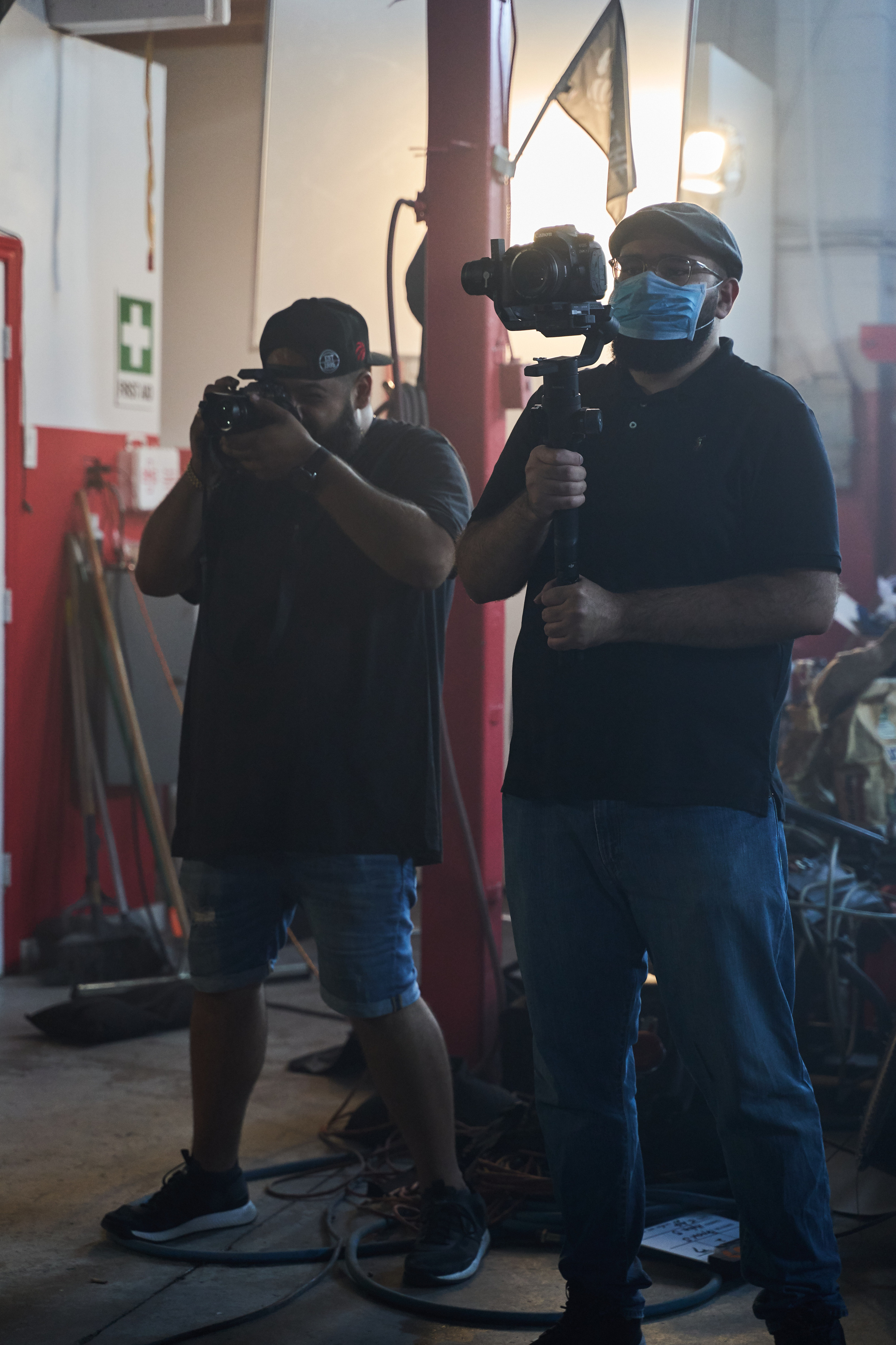 Backstage music video “Mamasita”. Creative photograph in Toronto Dmitrii Bondarenko