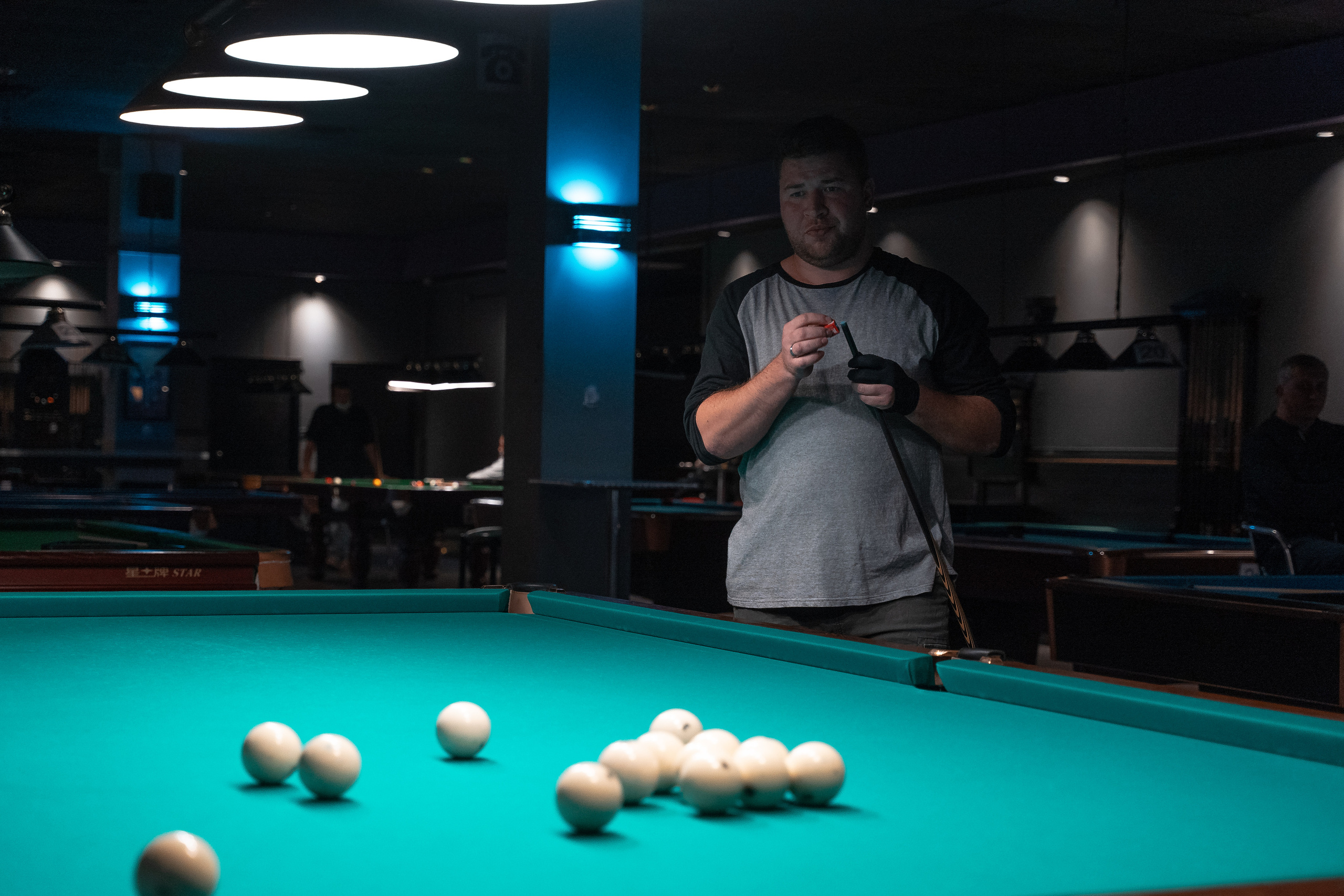 Billiard tournir. Creative photograph in Toronto Dmitrii Bondarenko