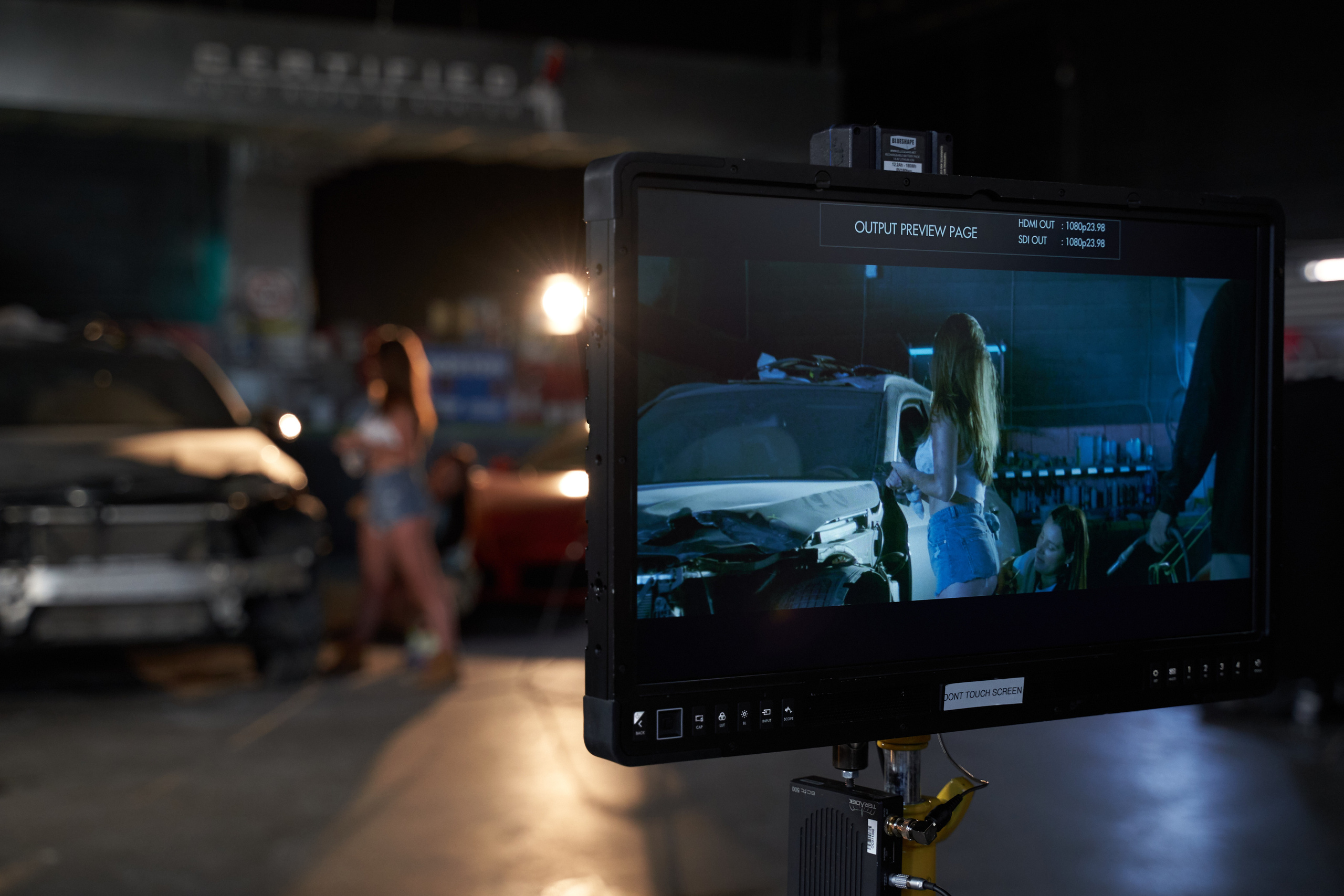 Backstage music video “Mamasita”. Creative photograph in Toronto Dmitrii Bondarenko