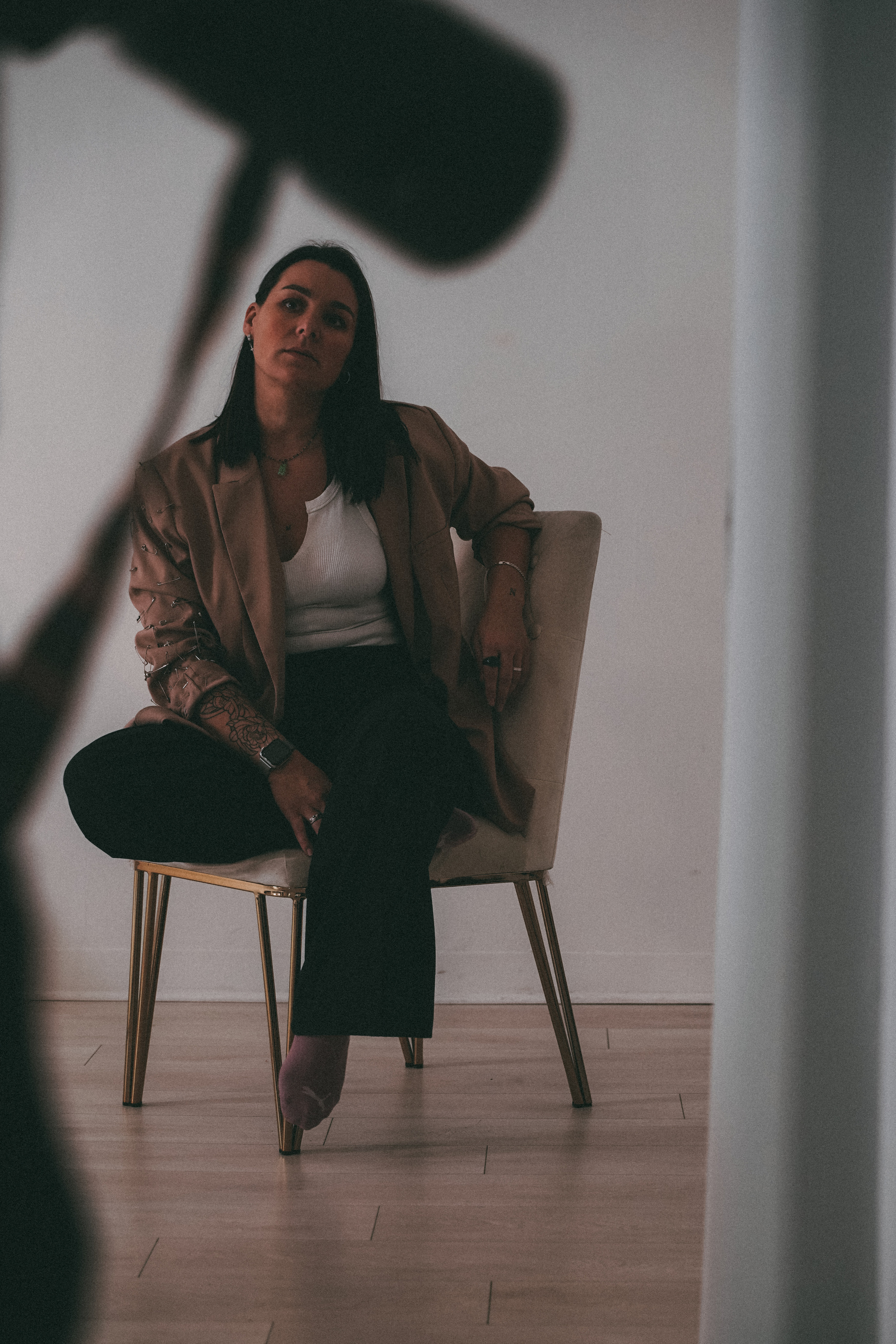 Backstage music video. Creative photograph in Toronto Dmitrii Bondarenko