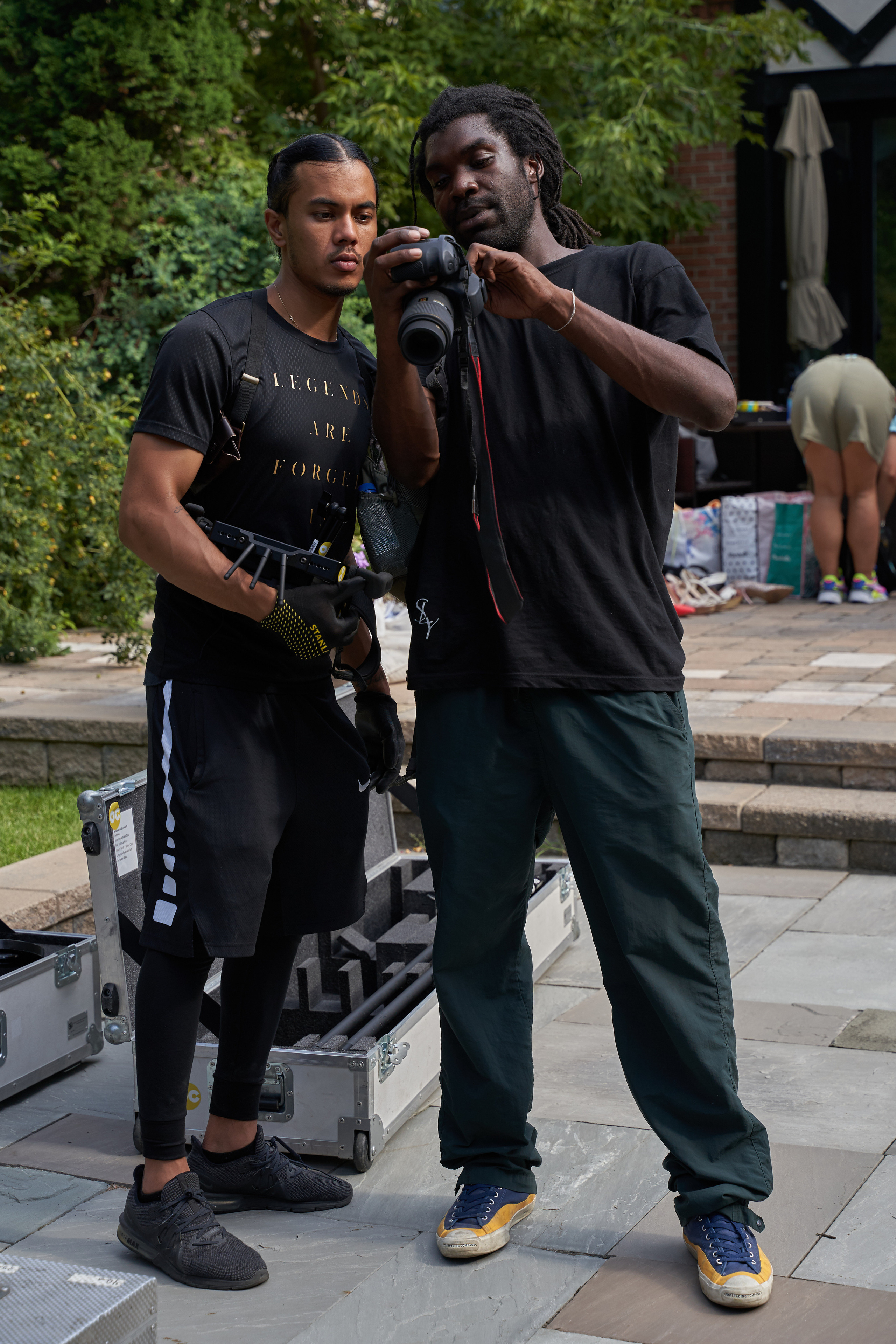 Backstage music video “Mamasita”. Creative photograph in Toronto Dmitrii Bondarenko