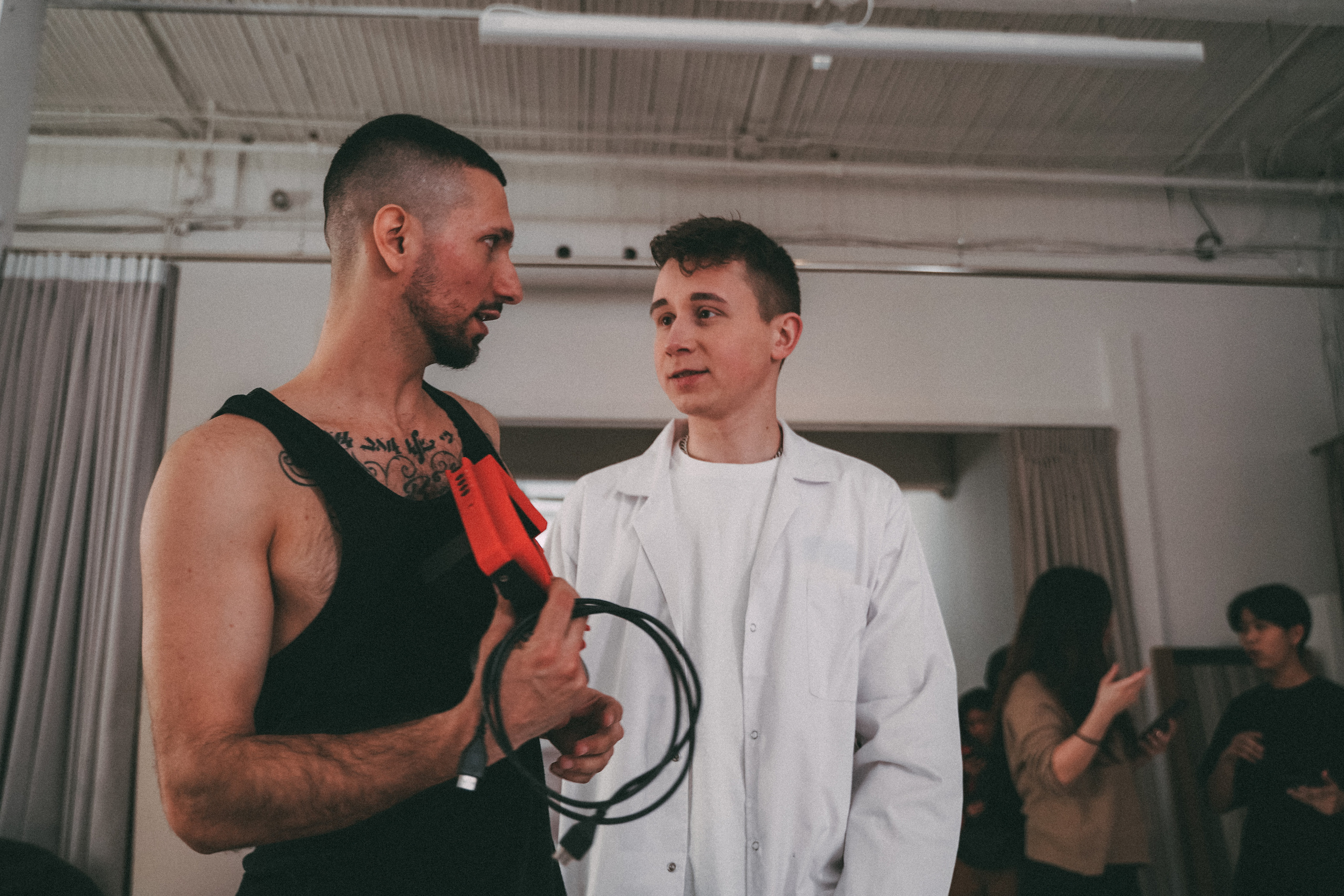 Backstage music video. Creative photograph in Toronto Dmitrii Bondarenko