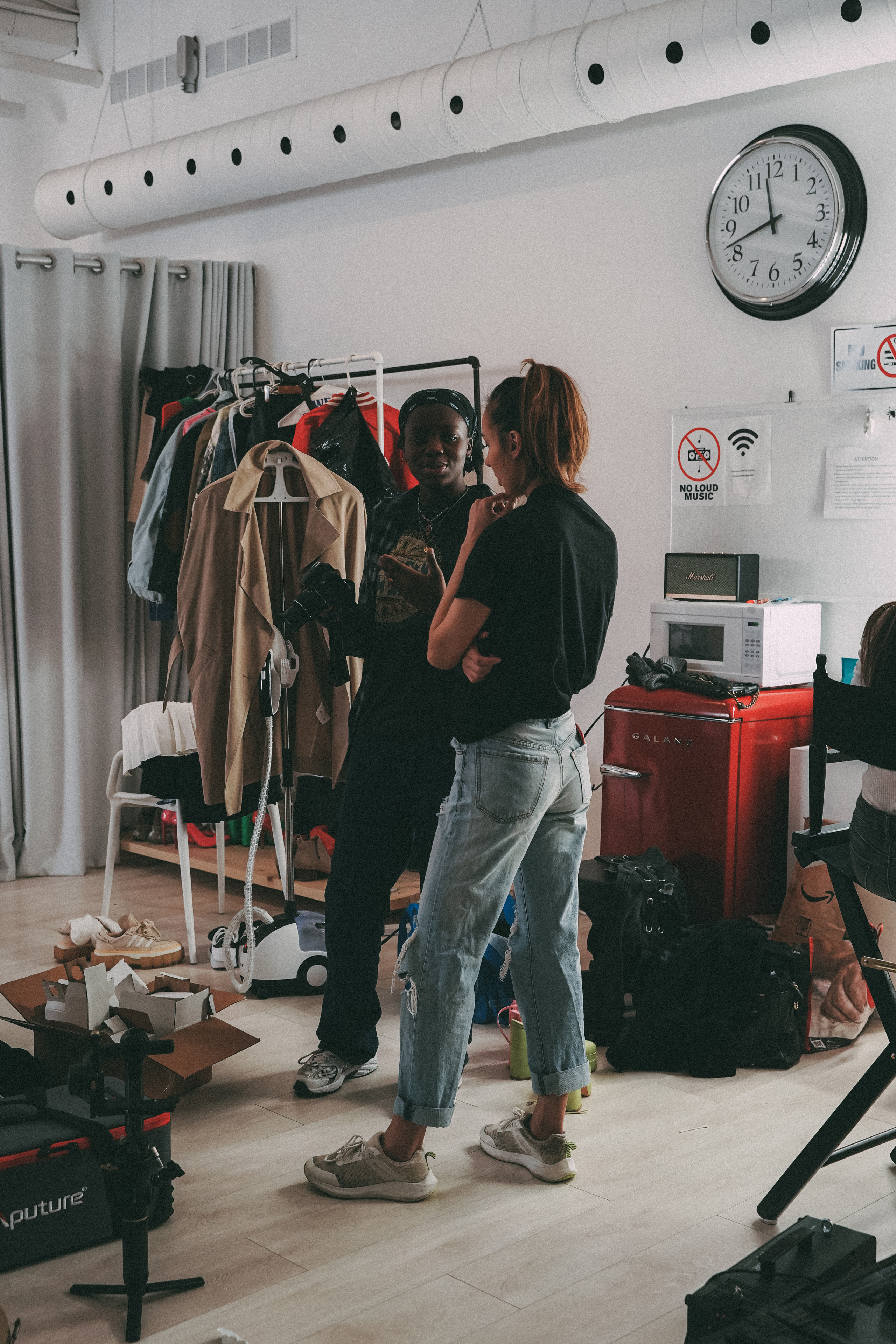 Backstage music video. Creative photograph in Toronto Dmitrii Bondarenko