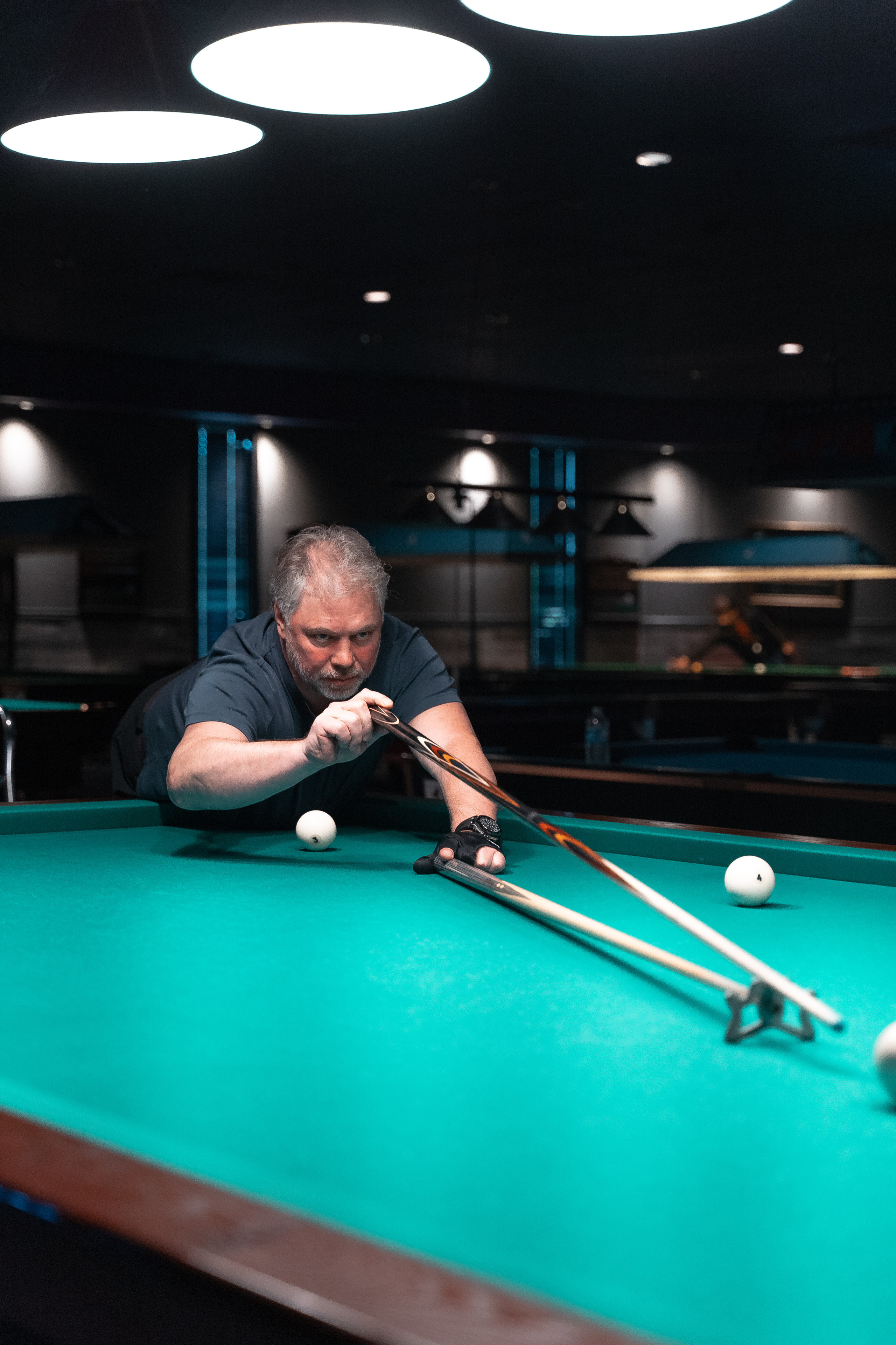 Billiard tournir. Creative photograph in Toronto Dmitrii Bondarenko