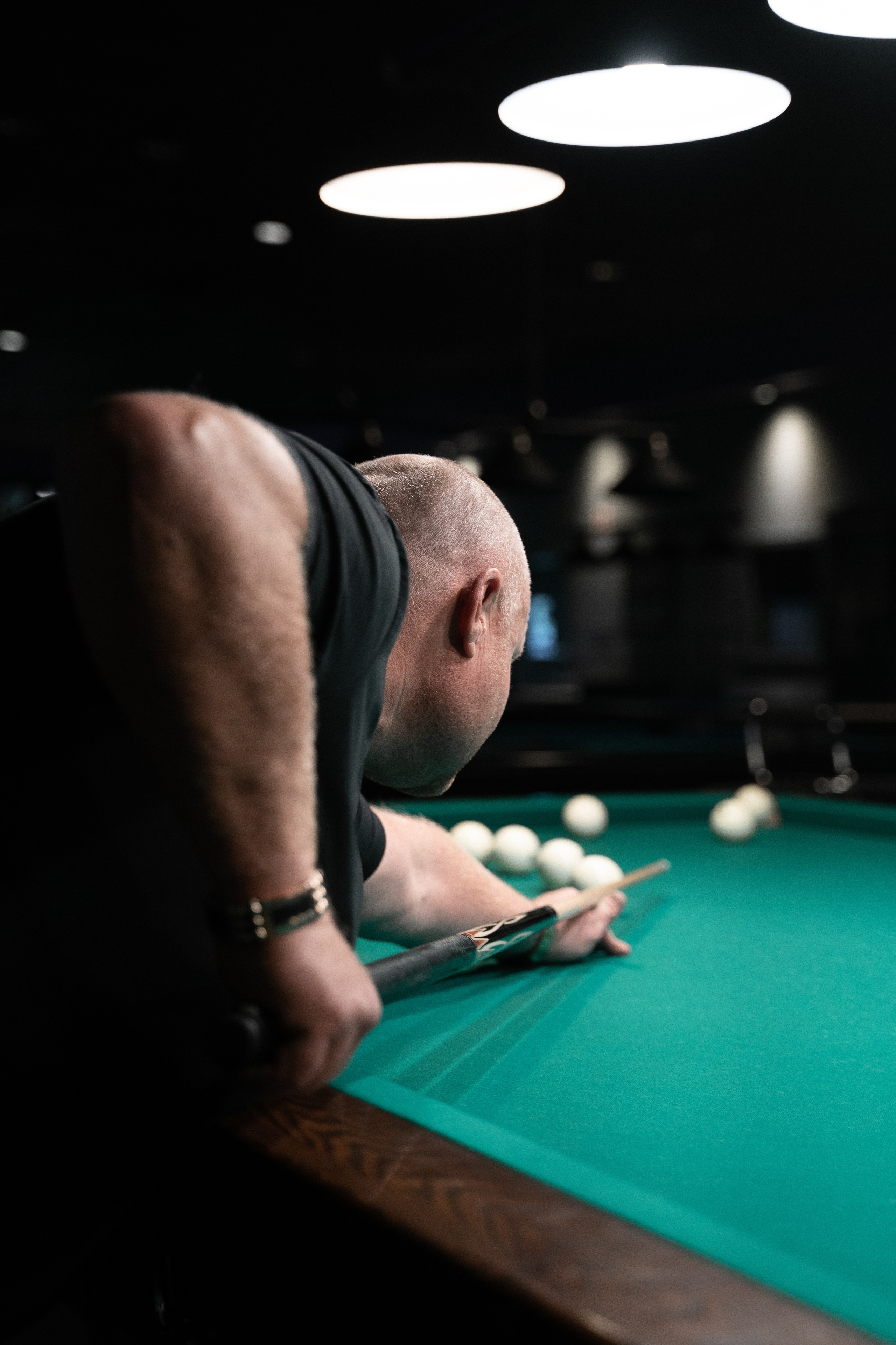 Billiard tournir. Creative photograph in Toronto Dmitrii Bondarenko