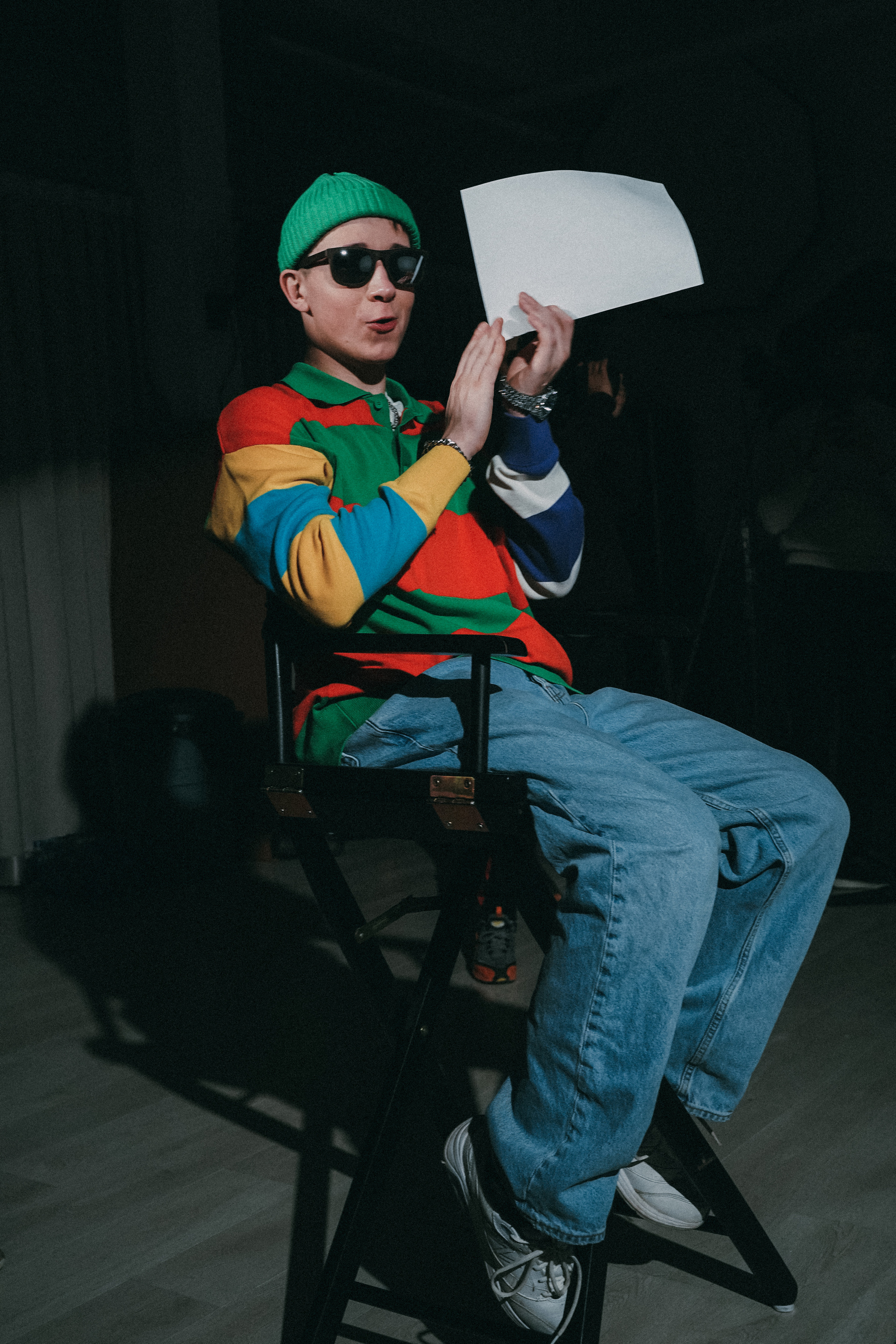 Backstage music video. Creative photograph in Toronto Dmitrii Bondarenko