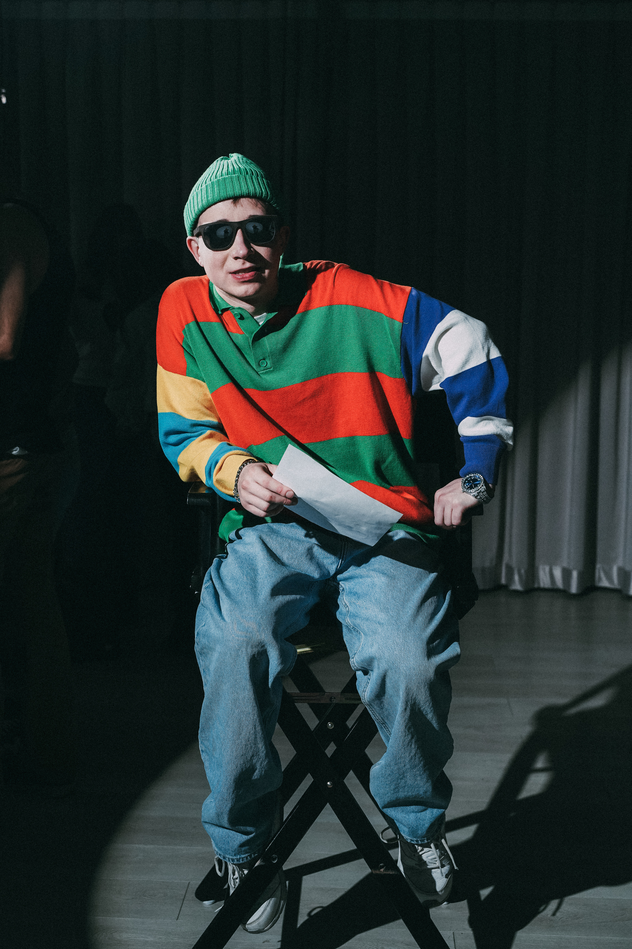 Backstage music video. Creative photograph in Toronto Dmitrii Bondarenko