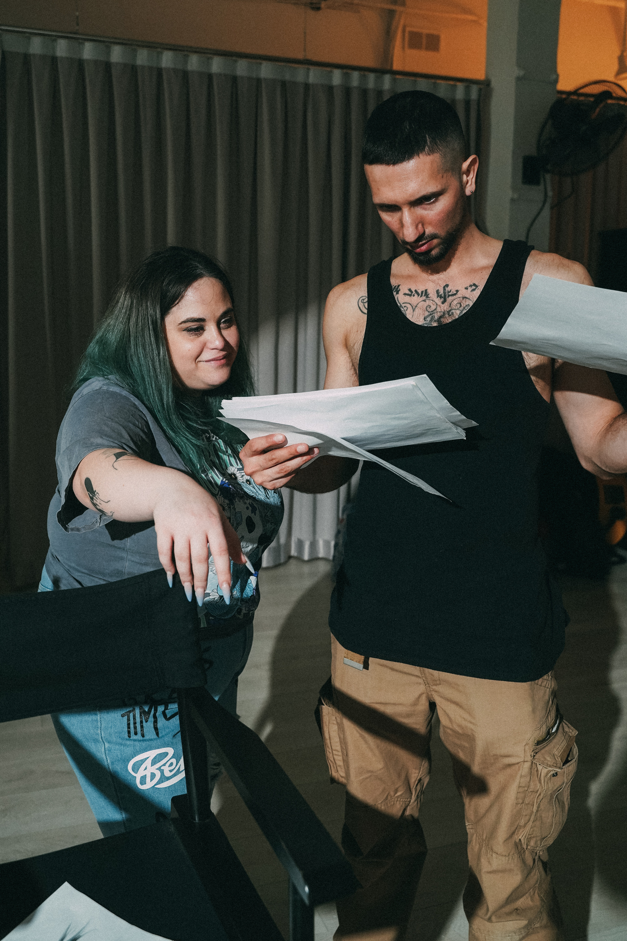 Backstage music video. Creative photograph in Toronto Dmitrii Bondarenko