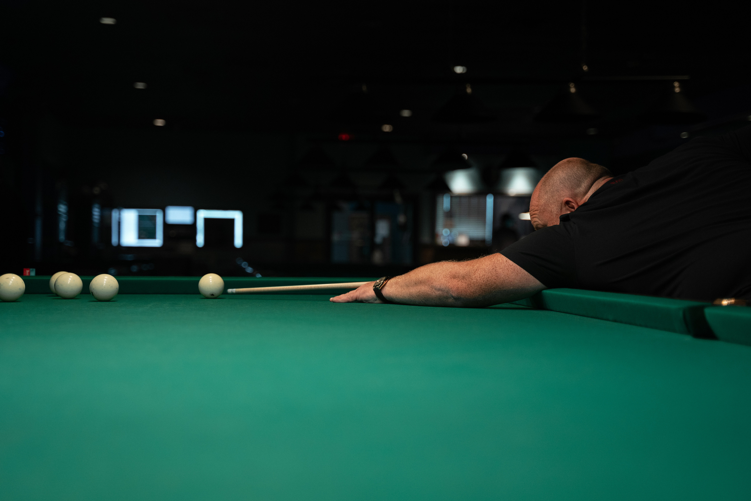 Billiard tournir. Creative photograph in Toronto Dmitrii Bondarenko