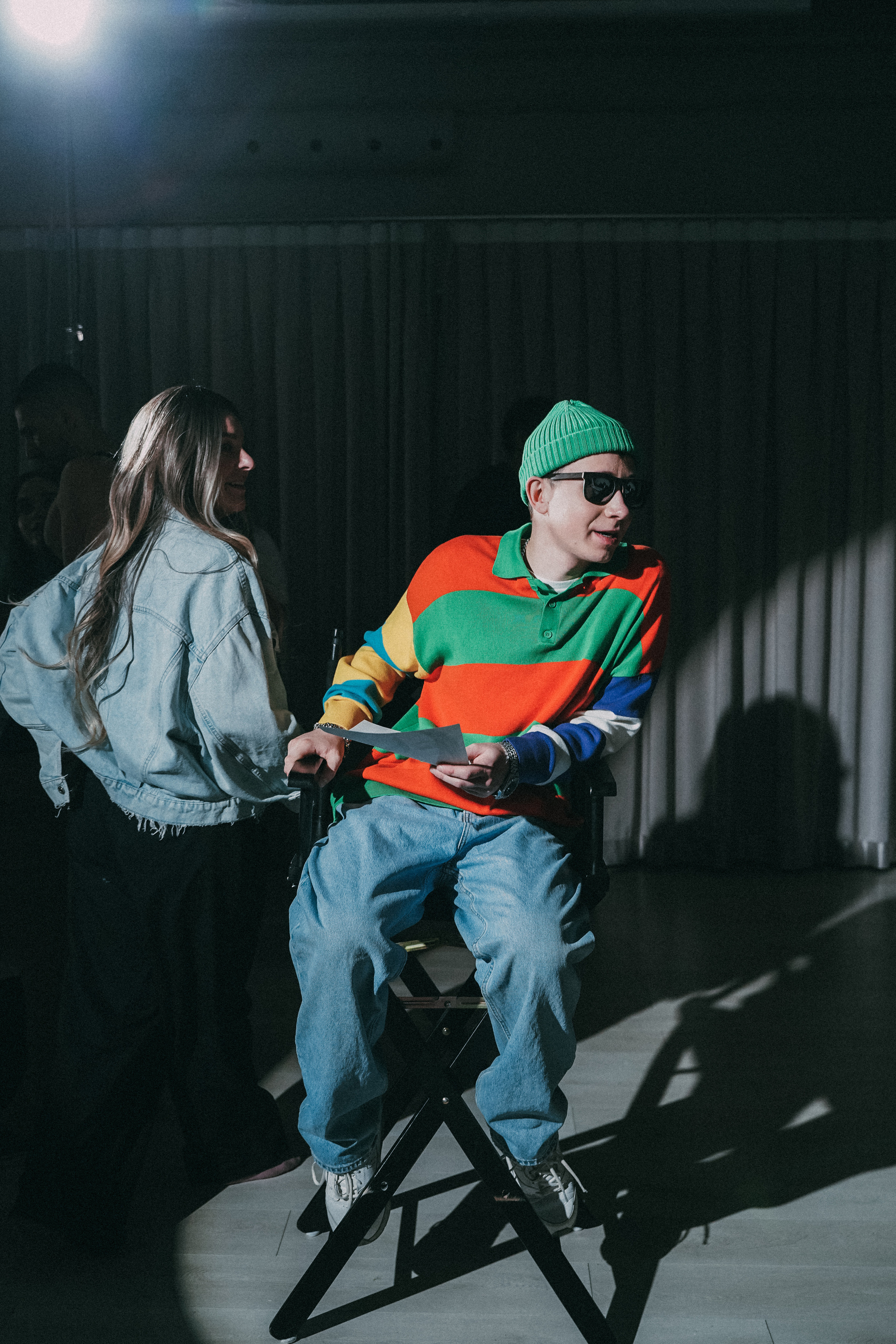 Backstage music video. Creative photograph in Toronto Dmitrii Bondarenko