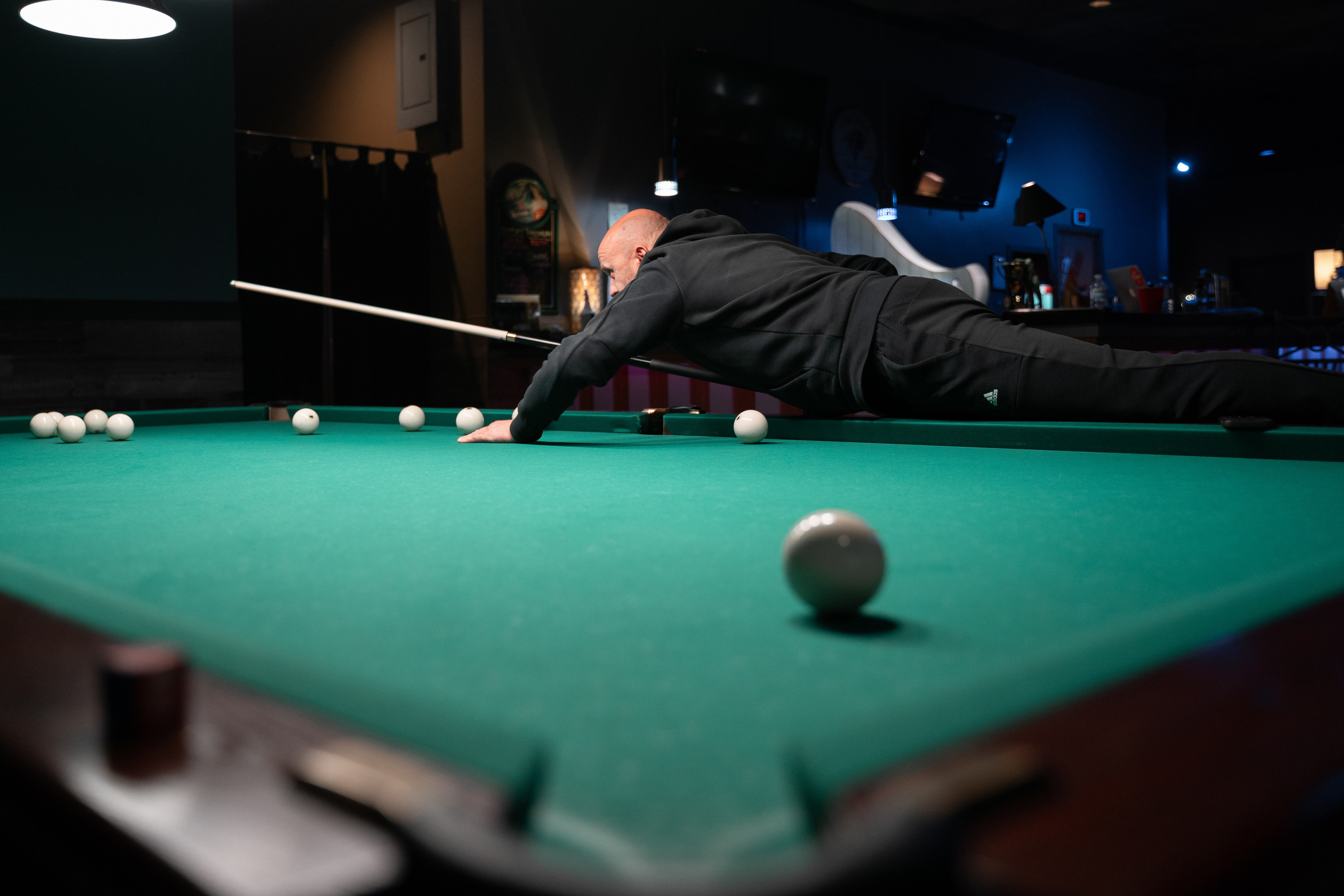 Billiard tournir. Creative photograph in Toronto Dmitrii Bondarenko