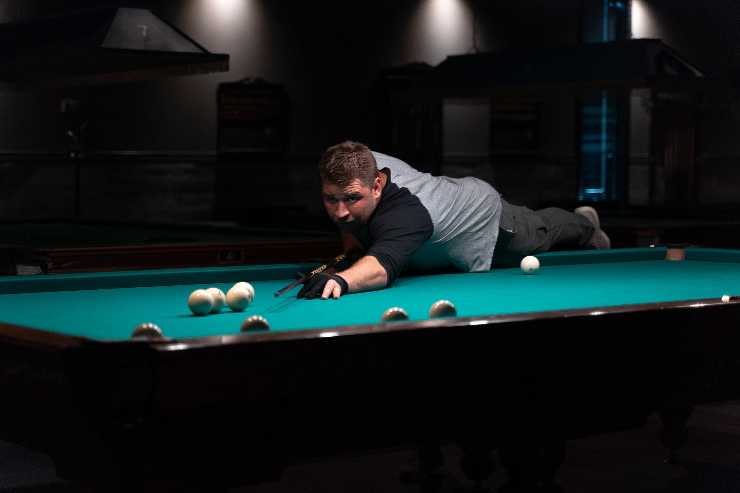 Billiard tournir. Creative photograph in Toronto Dmitrii Bondarenko