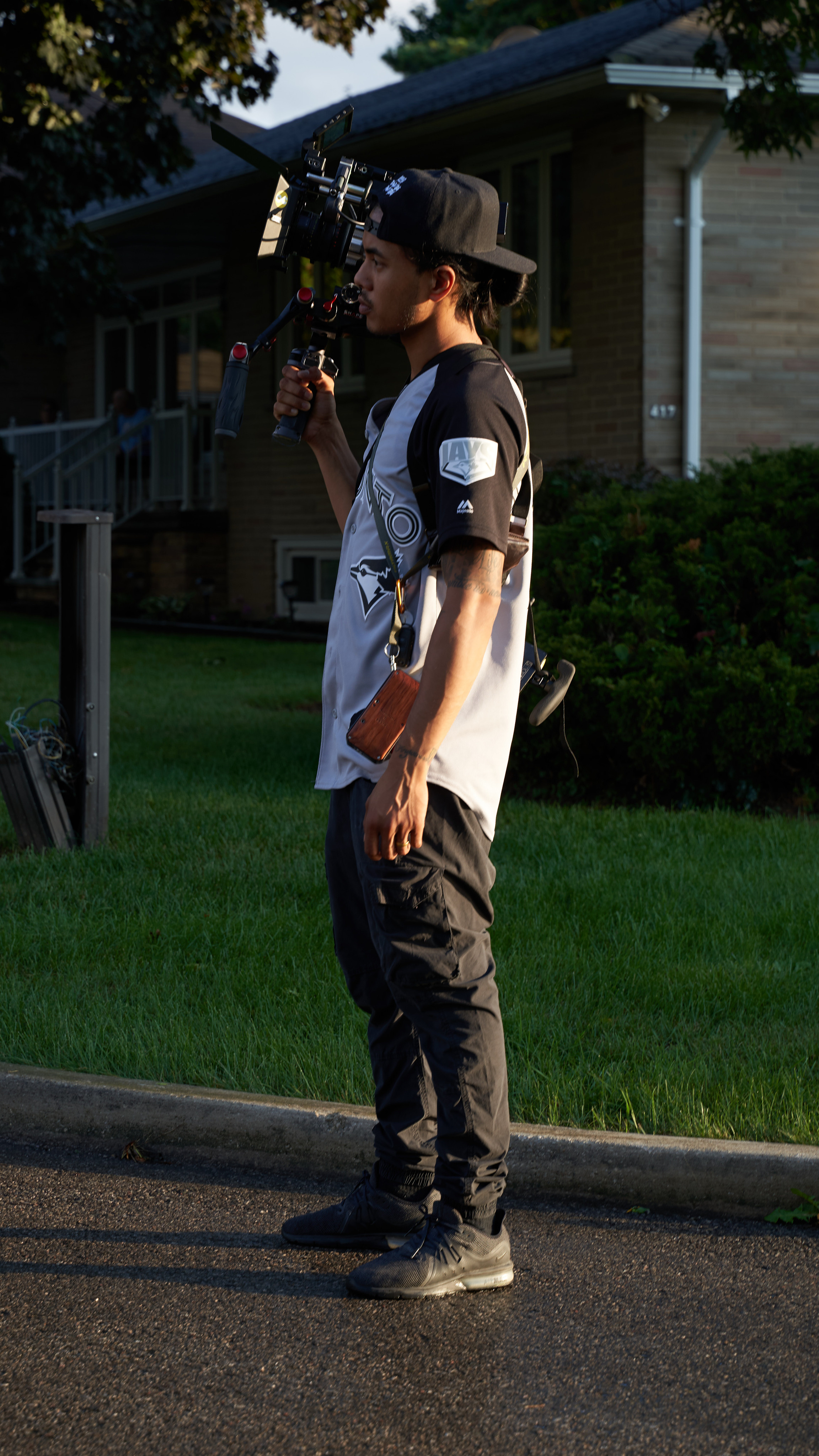 Backstage music video “Mamasita”. Creative photograph in Toronto Dmitrii Bondarenko