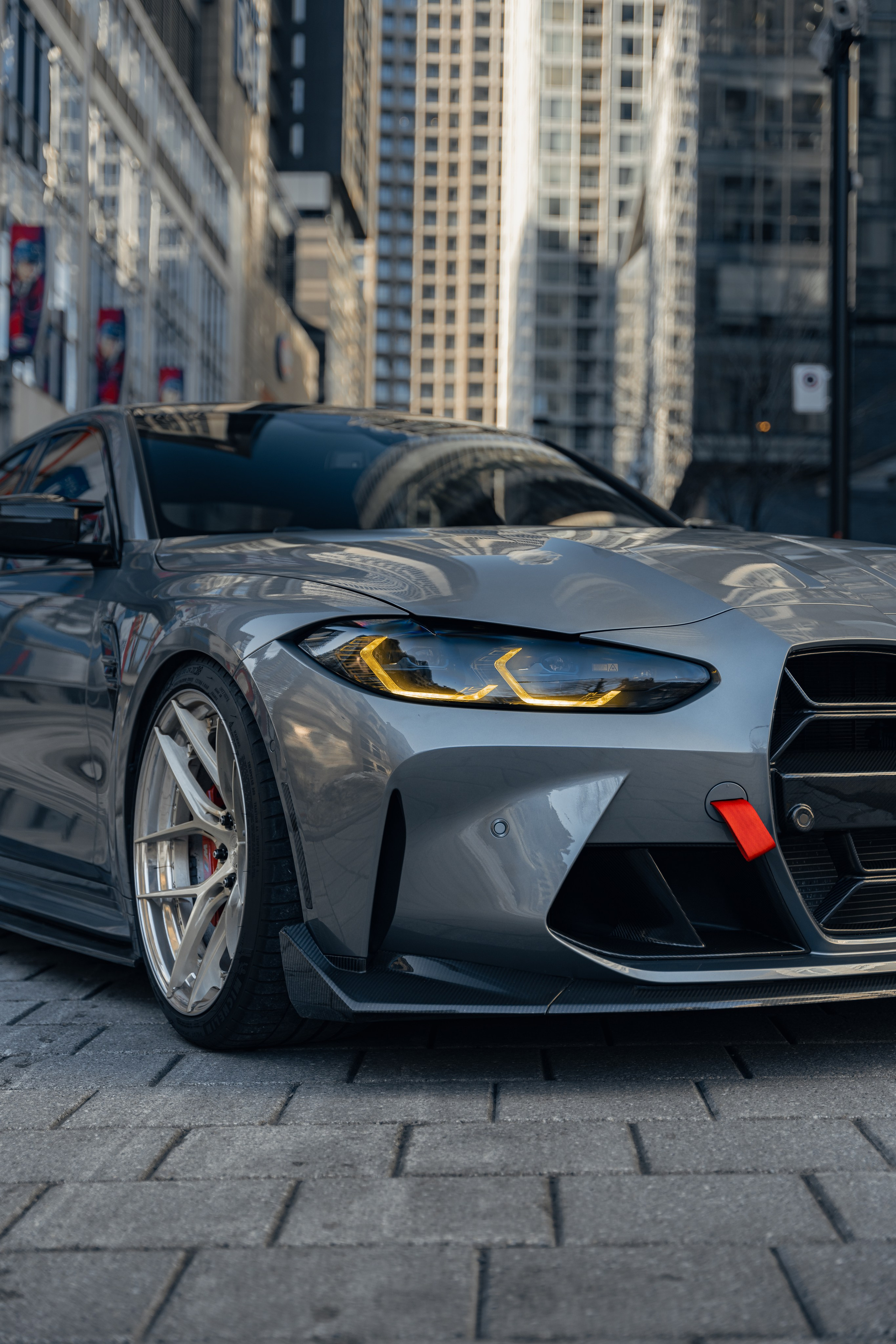 BMW M3 G80 Downtown Montreal. Photographer in Paris — Vitalii Motruk