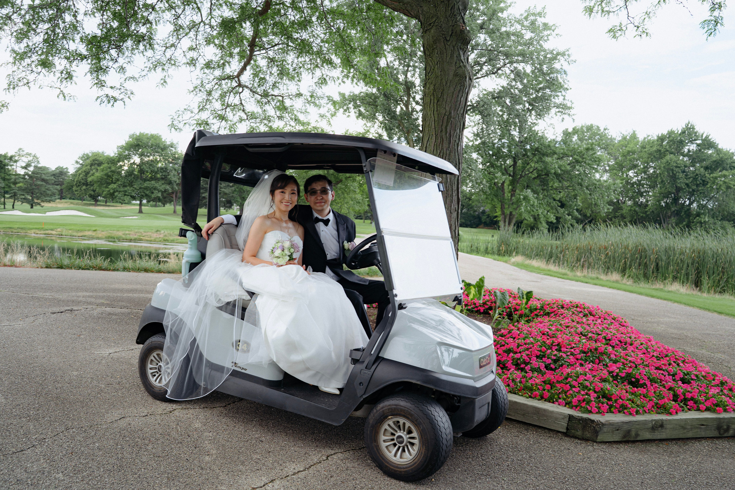 Spring Wedding at a Golf Club | Chicago Wedding Photography. Main