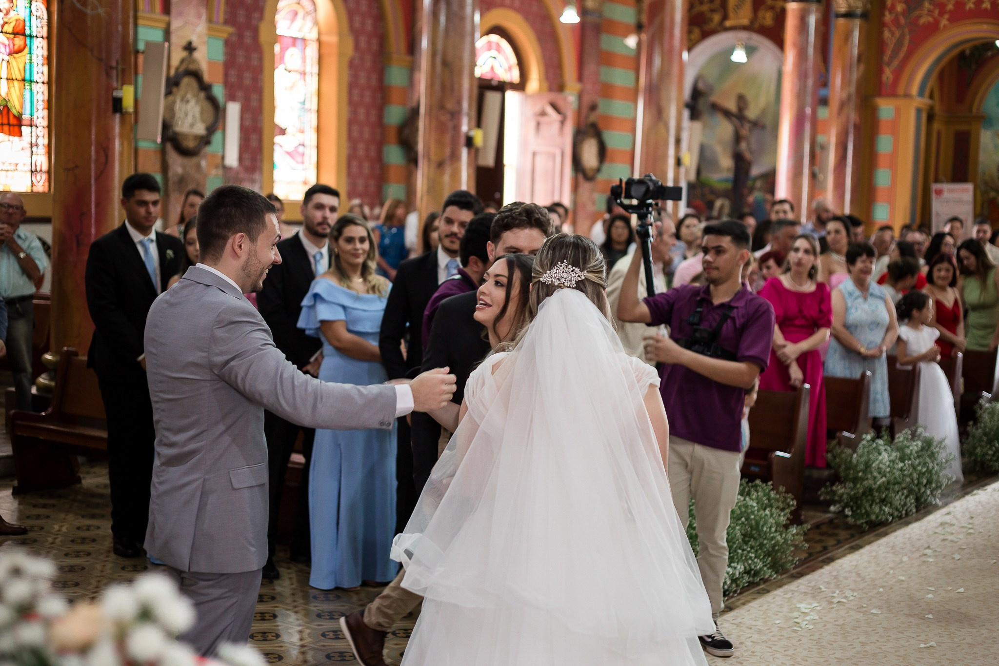 NETO E NAYARA CERIMONIAL COMPLETO. Fotógrafo de casamento