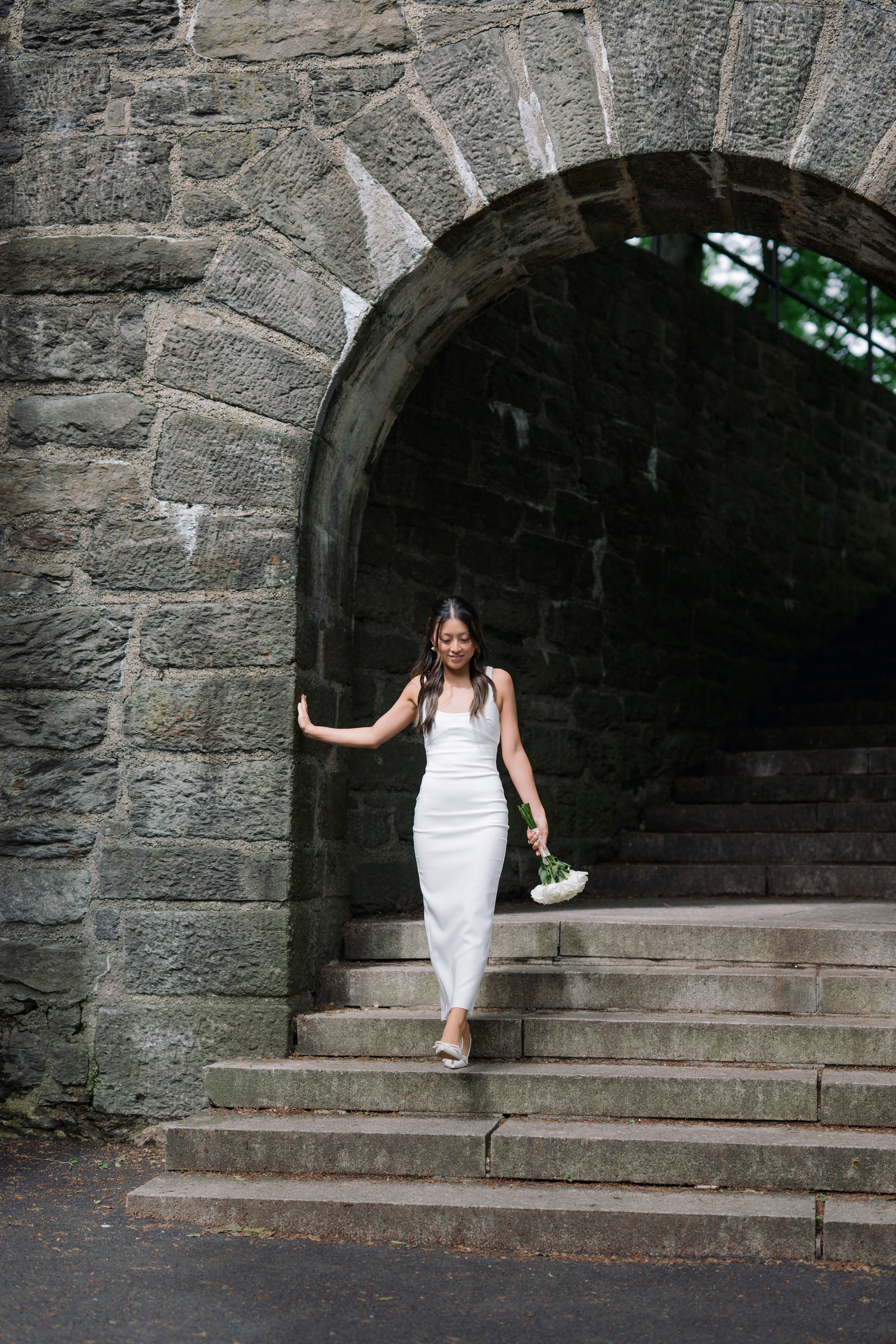 Jennifer & John. Engagement Photoshoot at The Cloisters, Fort Tryon Park