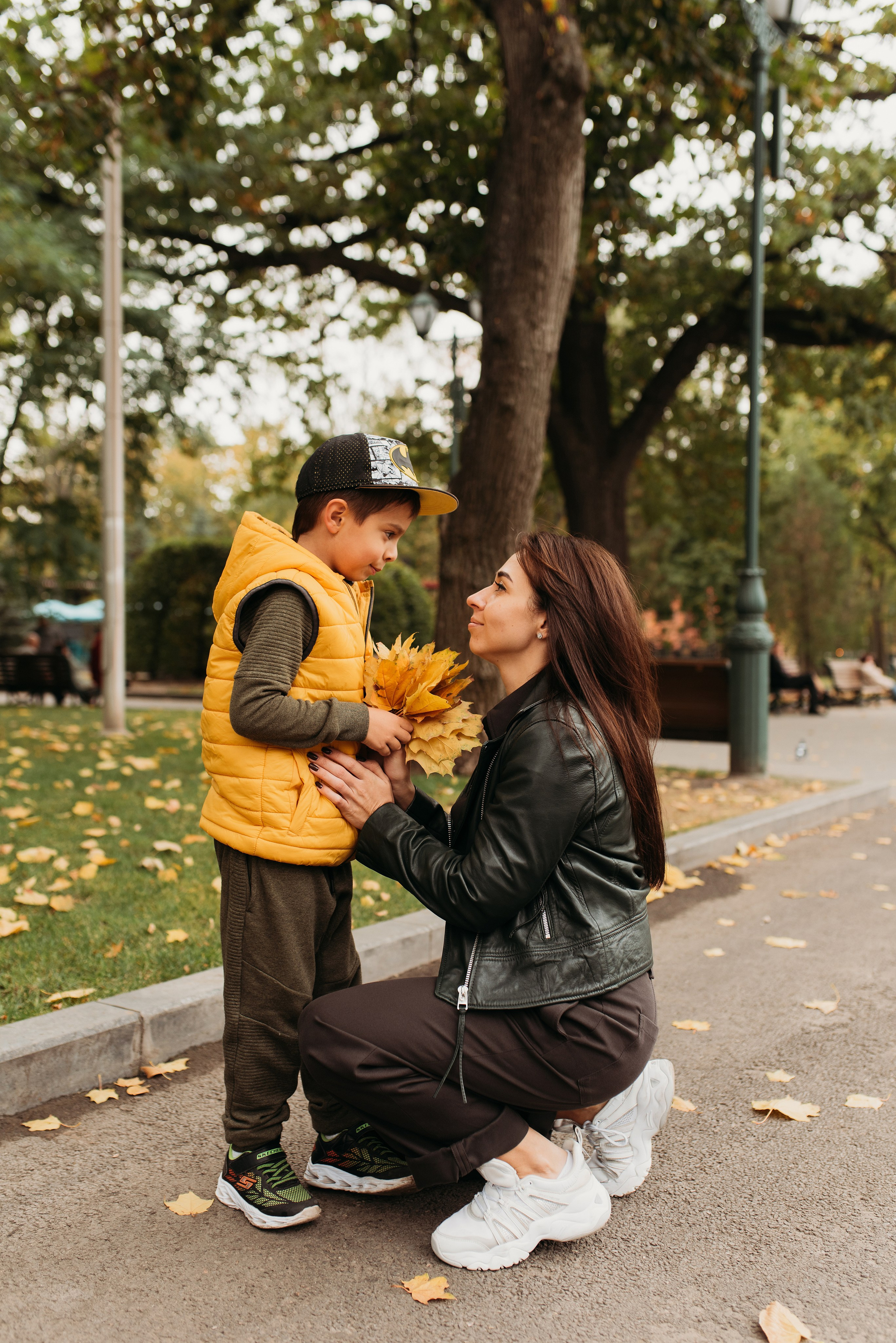 Herbst im Central Park. Familien- und Hochzeitsfotografin. Ich arbeite in Koblenz und Rheinlan
