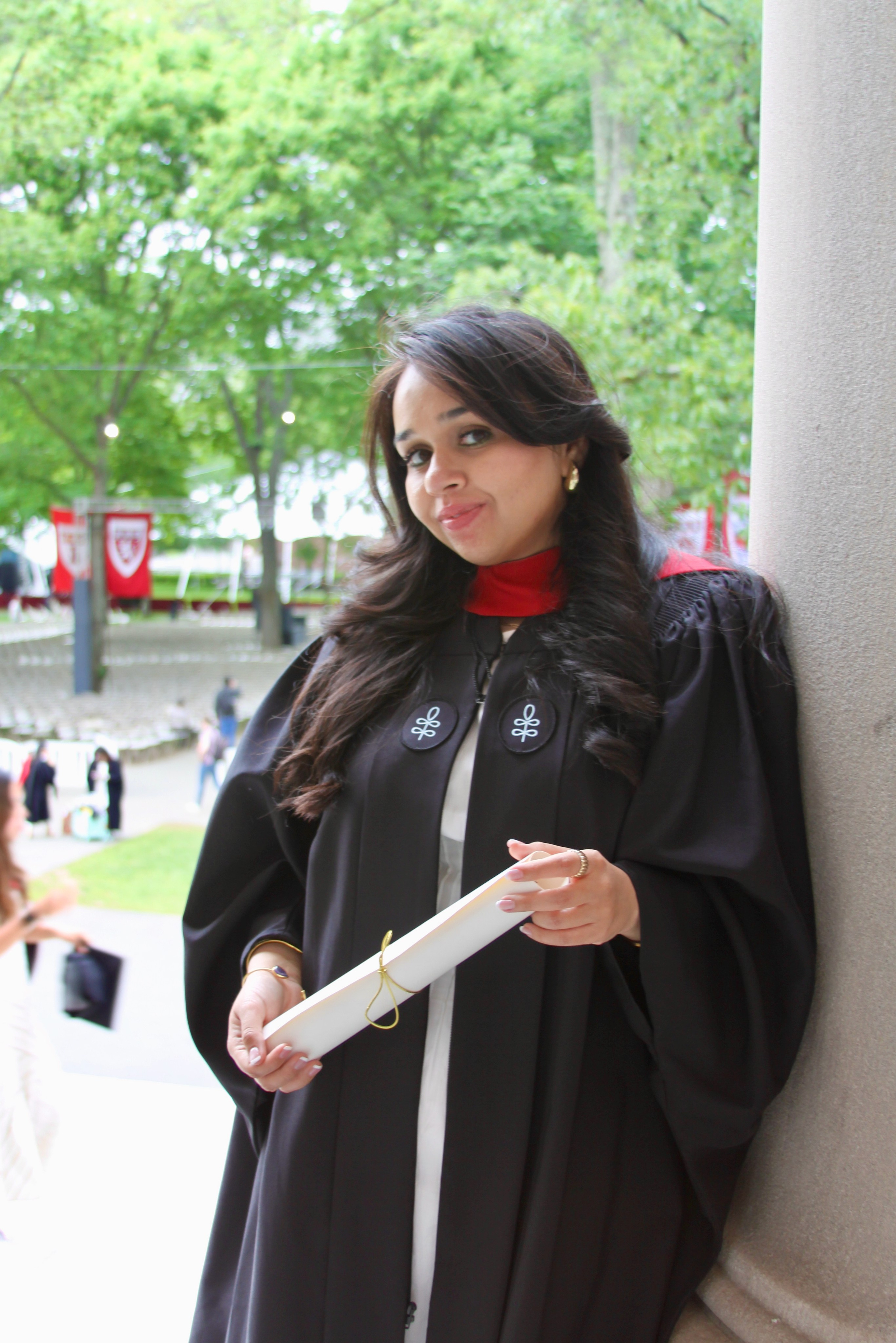 Masters graduation with Sadaf (part of group shoot). Kelly Sang, graduation and portrait photographer in Boston