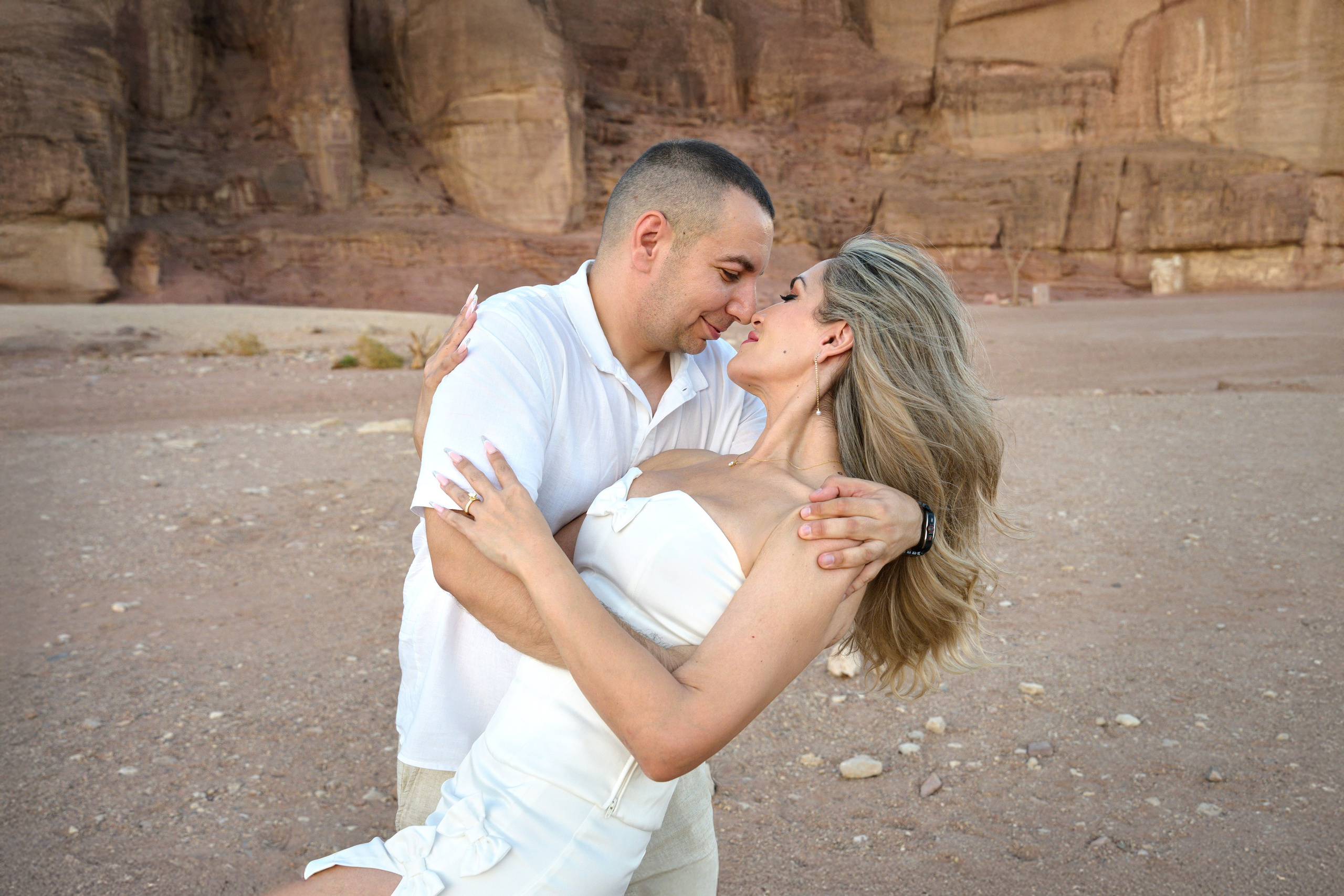 Lev & Bella_"She said YES” in a Timna park. Family children pregnancy love stories photographer in Eilat Israel Olga Amchislavsky