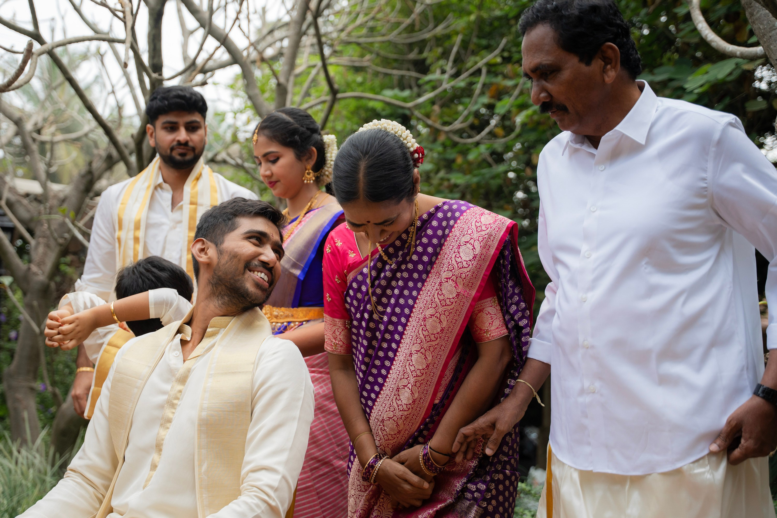 Samyuktha & Manoj, Tamil and Telugu Wedding at Angana Courtyard, Bangalore | Truly Yours