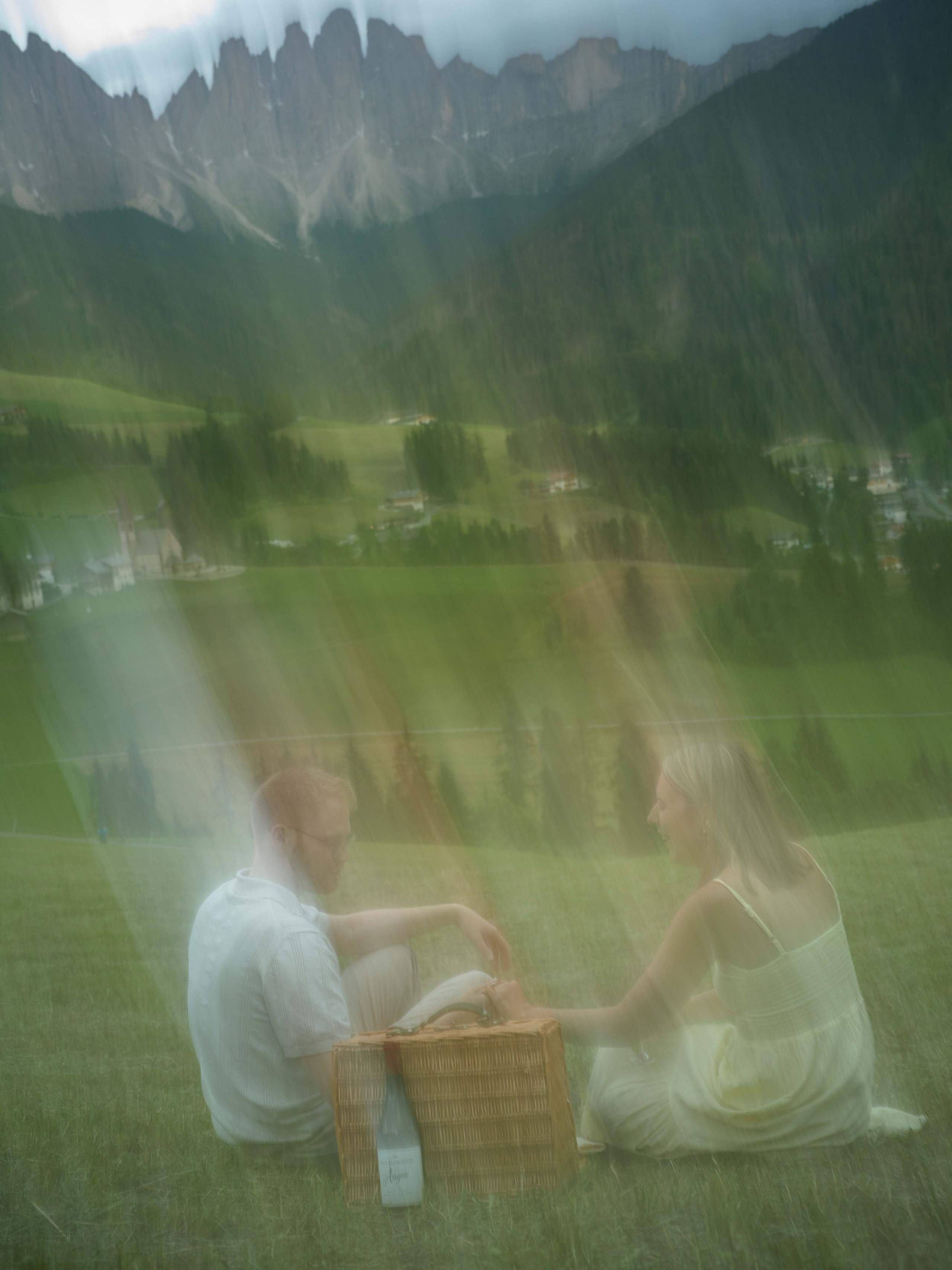 Proposal, Santa Maddalena Church, the Dolomites