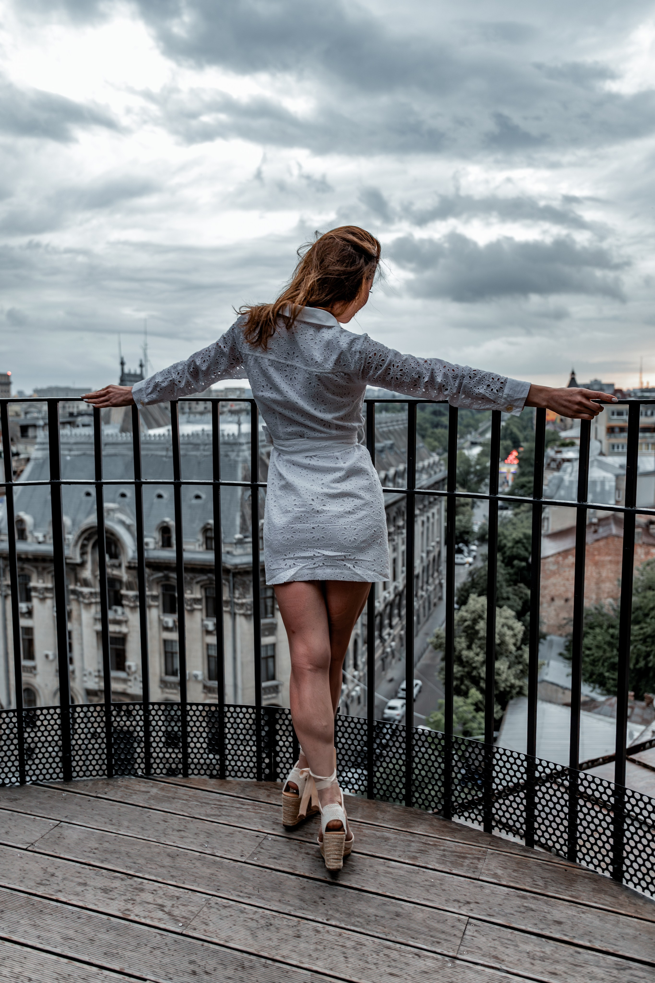 Elegance in the Clouds. Cadre de catifea